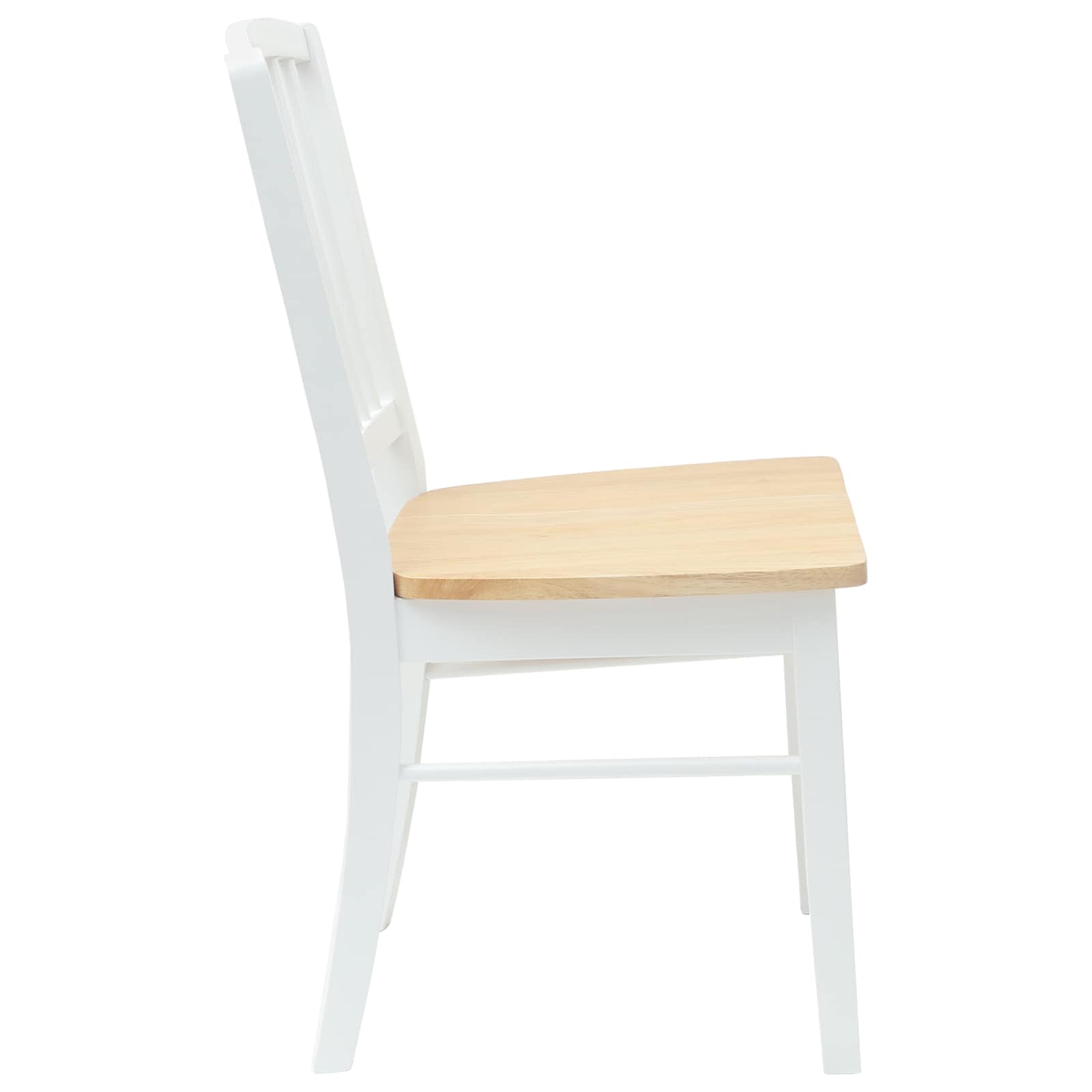 Trpezarijske stolice 2 pcs Bijelo 50 x 52,5 x 91 cm