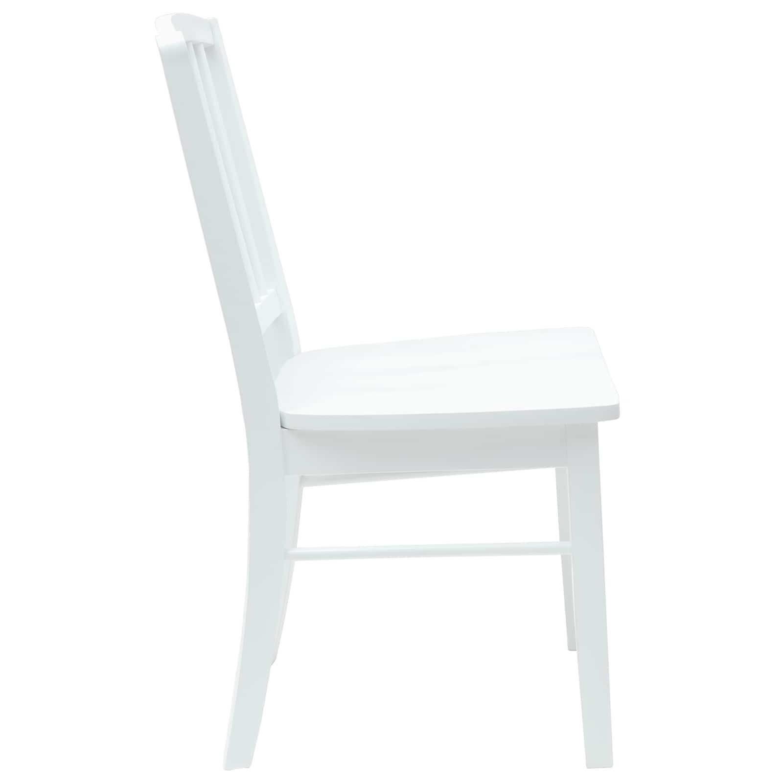 Trpezarijske stolice 2 pcs Bijelo 50 x 52,5 x 91 cm
