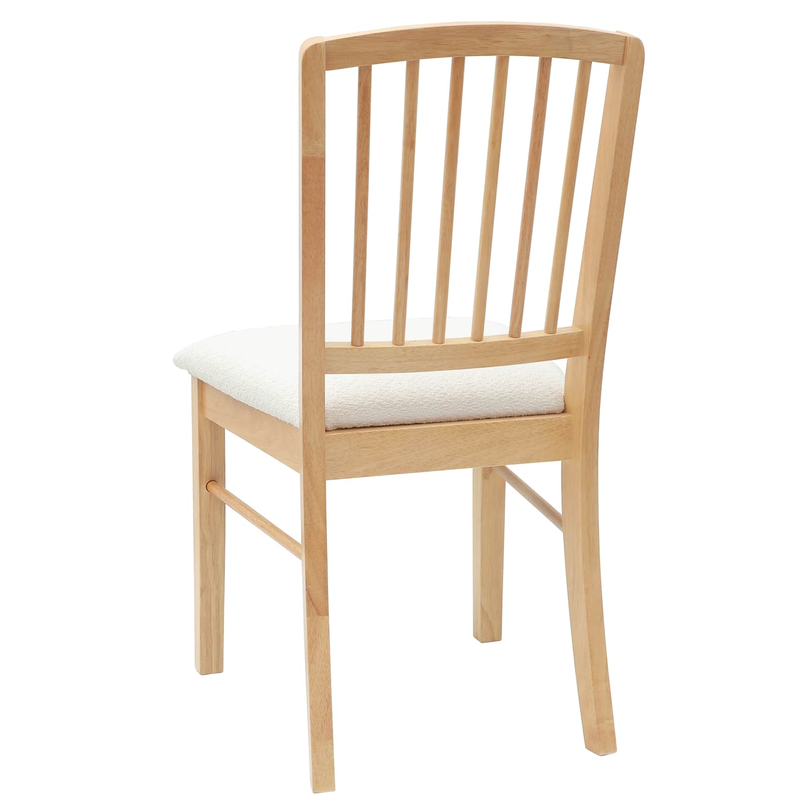 Trpezarijske stolice 2 pcs Prirodna 50 x 52,5 x 91 cm