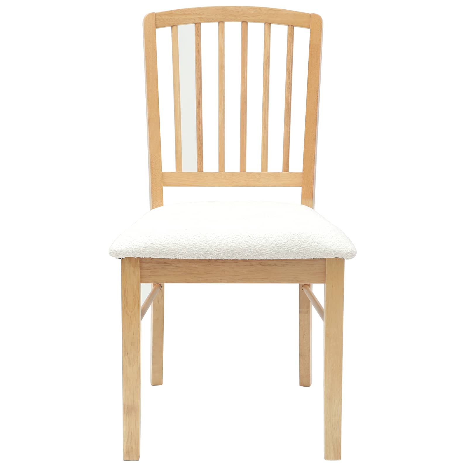 Trpezarijske stolice 2 pcs Prirodna 50 x 52,5 x 91 cm