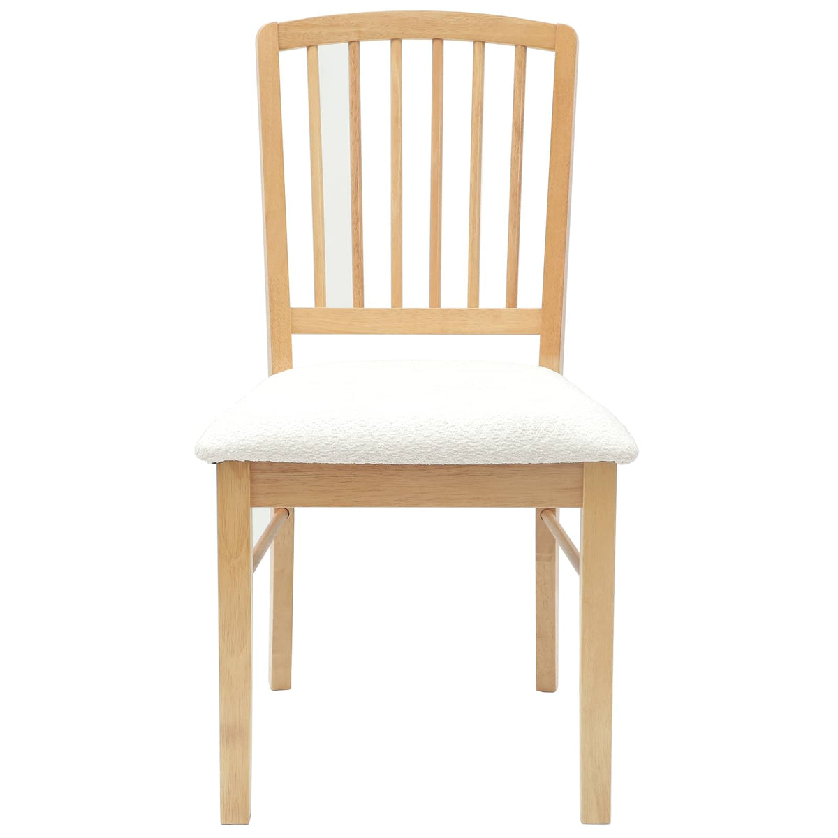 Trpezarijske stolice 2 pcs Prirodna 50 x 52,5 x 91 cm