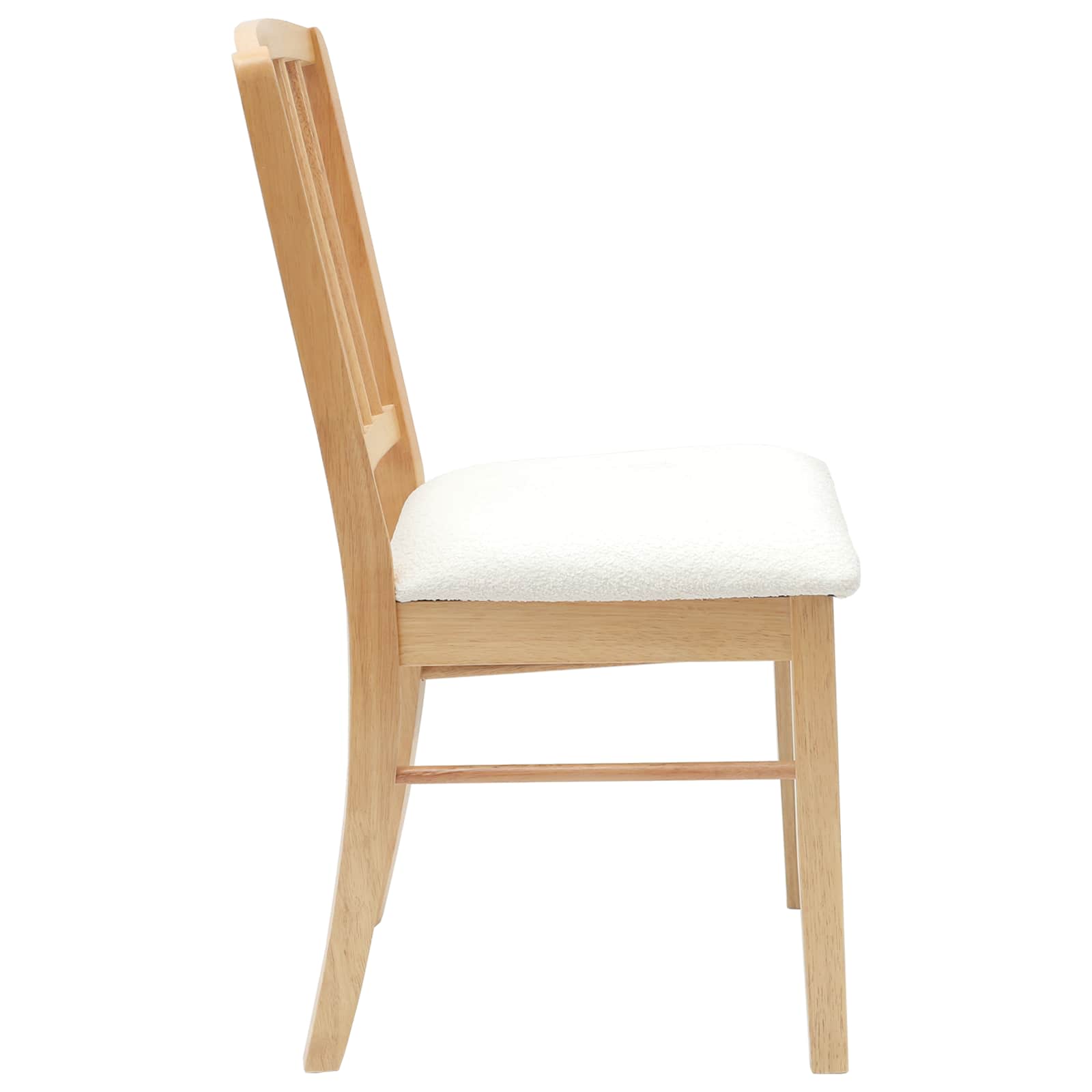 Trpezarijske stolice 2 pcs Prirodna 50 x 52,5 x 91 cm