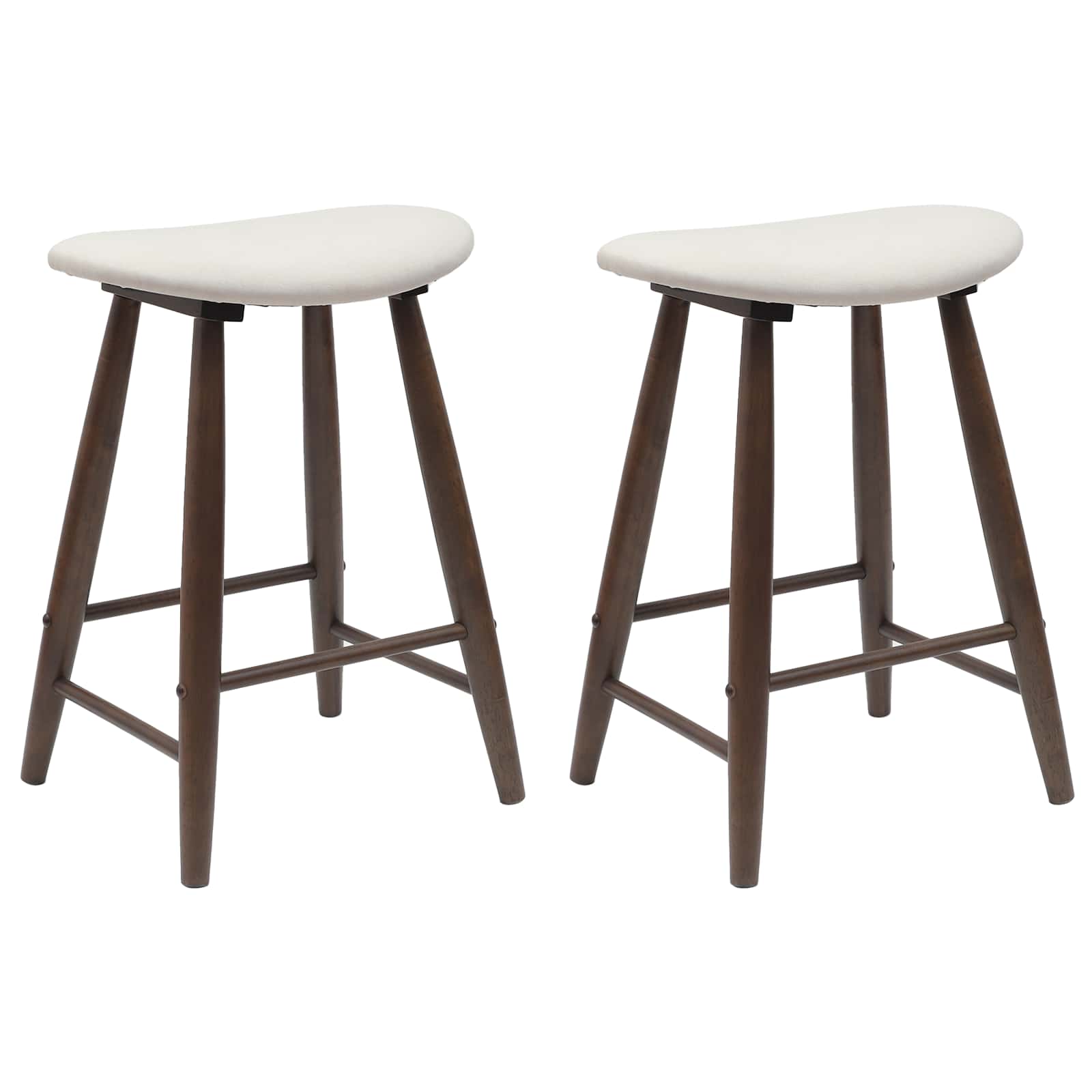 Trpezarijske stolice 2 pcs Svijetlosmeđa 46 x 37 x 63 cm