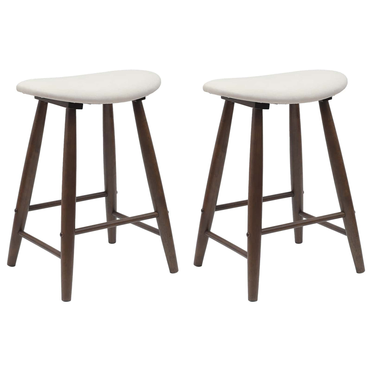 Trpezarijske stolice 2 pcs Svijetlosmeđa 46 x 37 x 63 cm