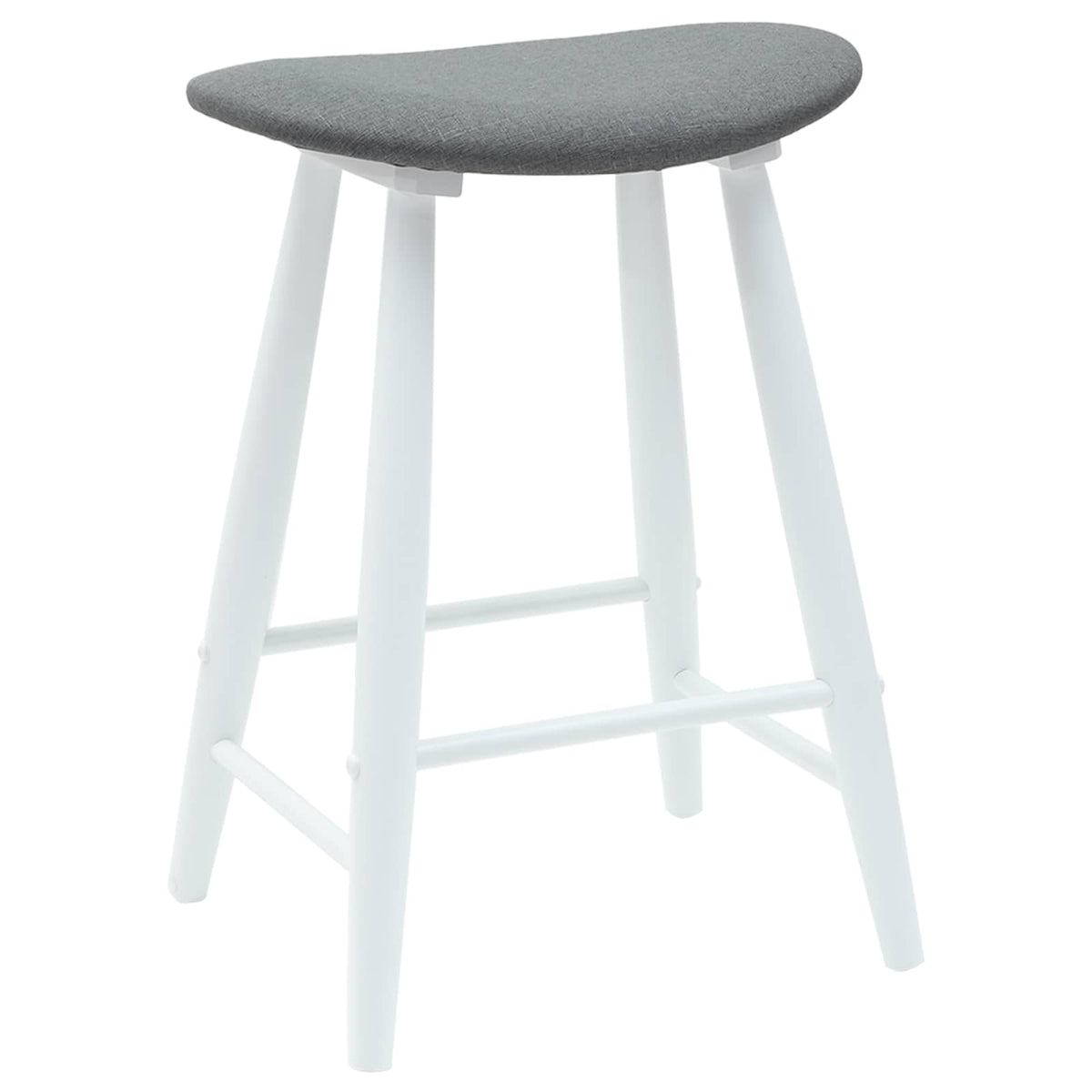 Trpezarijske stolice 2 pcs Bijelo 46 x 37 x 63 cm