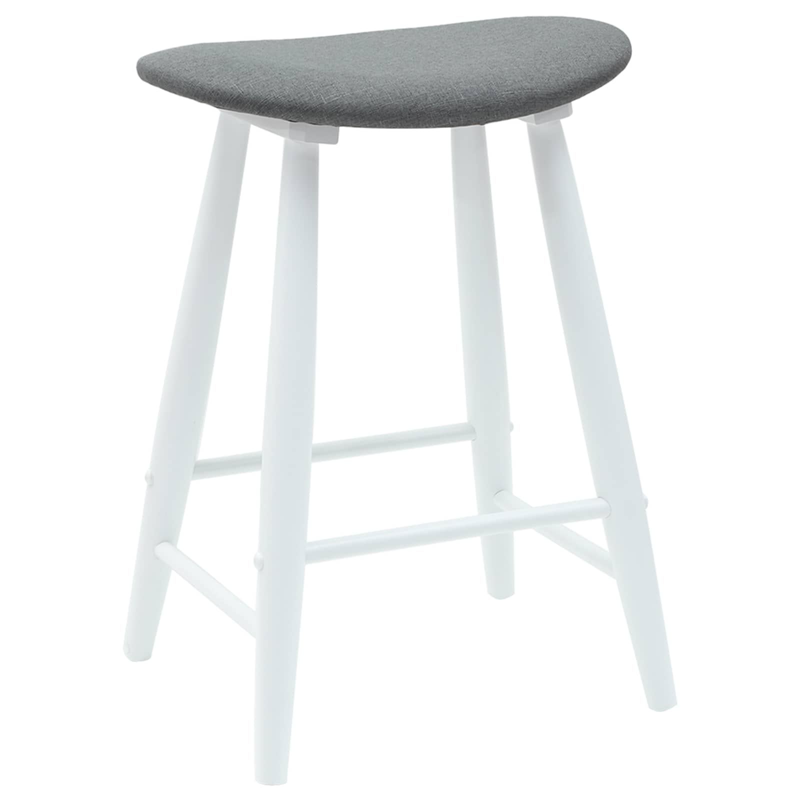 Trpezarijske stolice 2 pcs Bijelo 46 x 37 x 63 cm