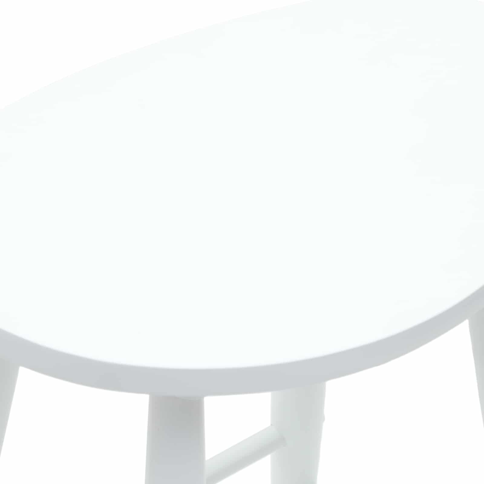 Trpezarijske stolice 2 pcs Bijelo 46 x 37 x 63 cm