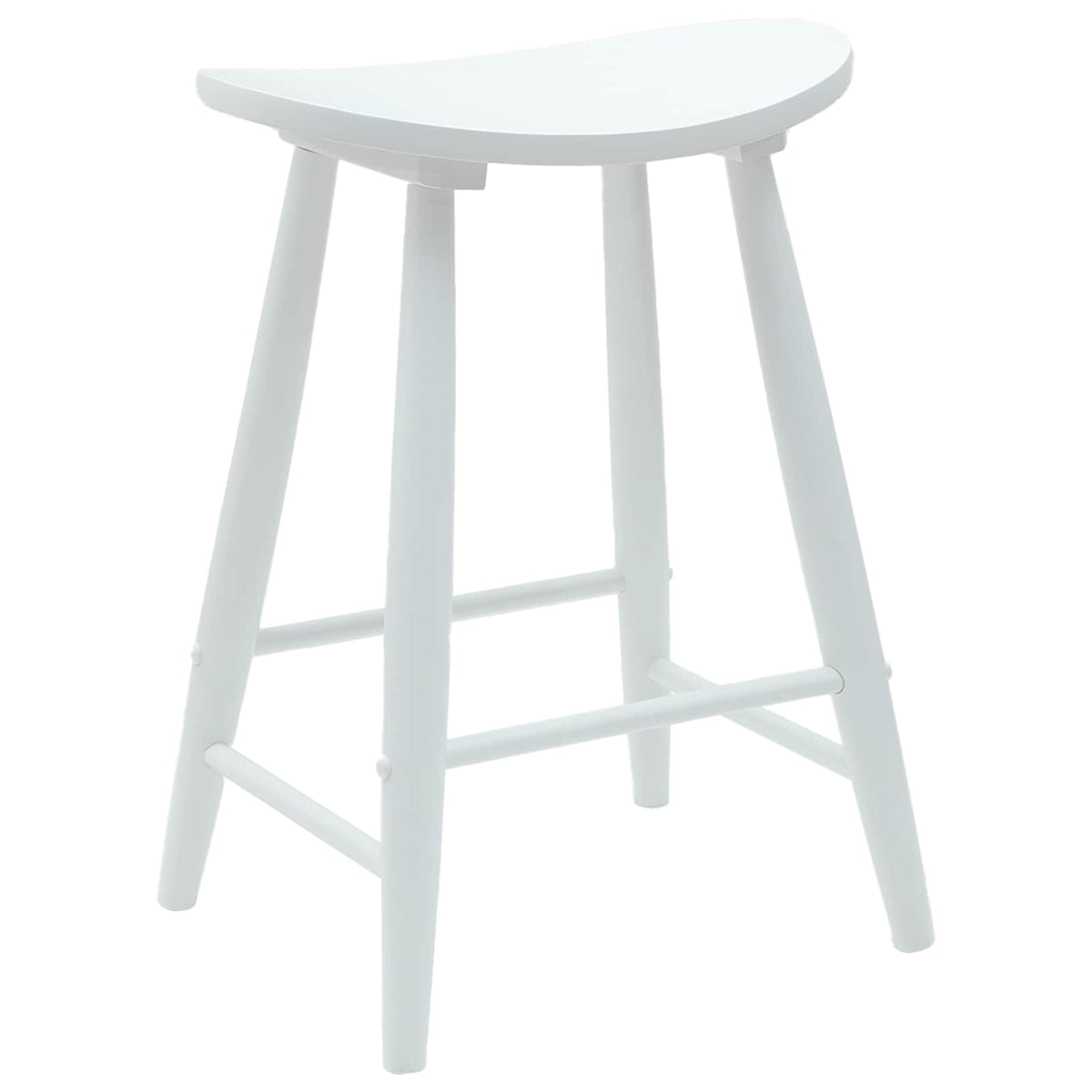 Trpezarijske stolice 2 pcs Bijelo 46 x 37 x 63 cm