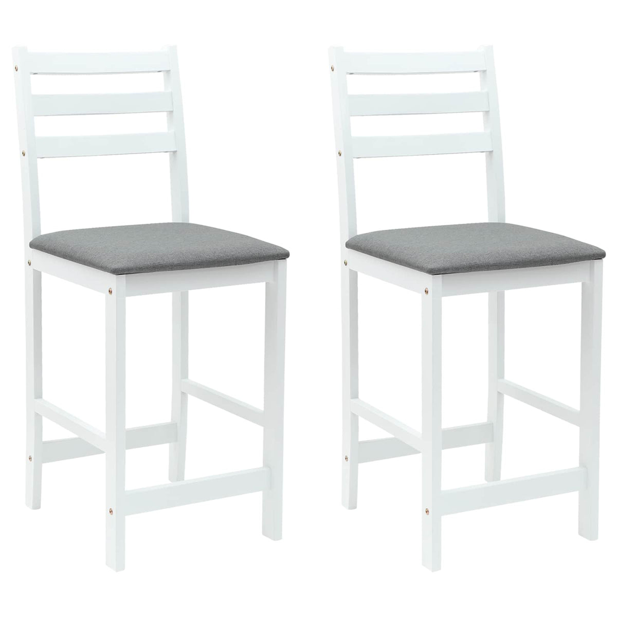 Trpezarijske stolice 2 pcs Bijelo 40 x 47,5 x 99,5 cm