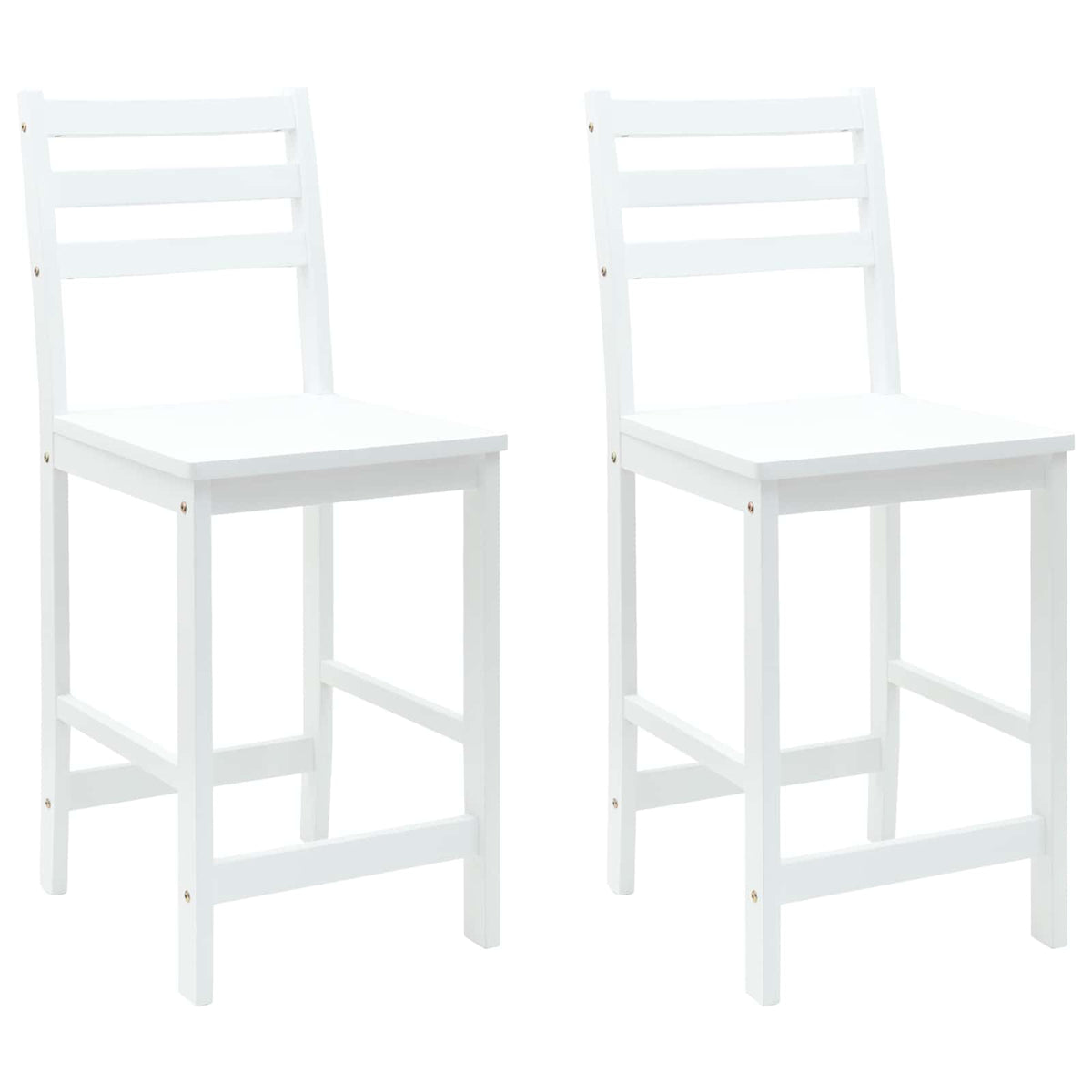 Trpezarijske stolice 2 pcs Bijelo 40 x 47,5 x 99,5 cm