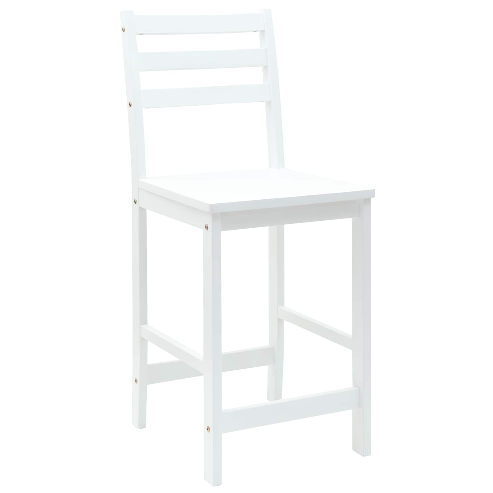 Trpezarijske stolice 2 pcs Bijelo 40 x 47,5 x 99,5 cm