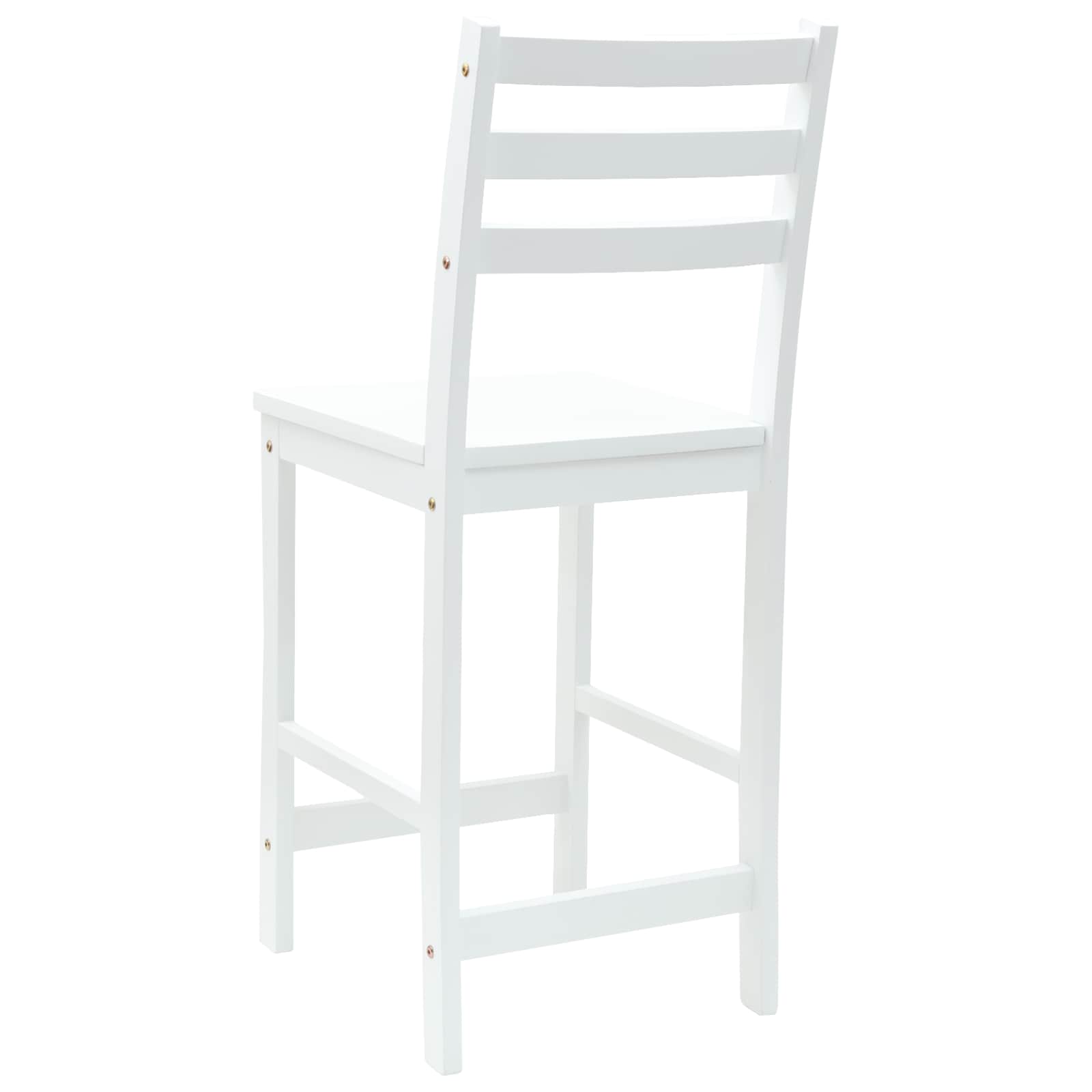 Trpezarijske stolice 2 pcs Bijelo 40 x 47,5 x 99,5 cm