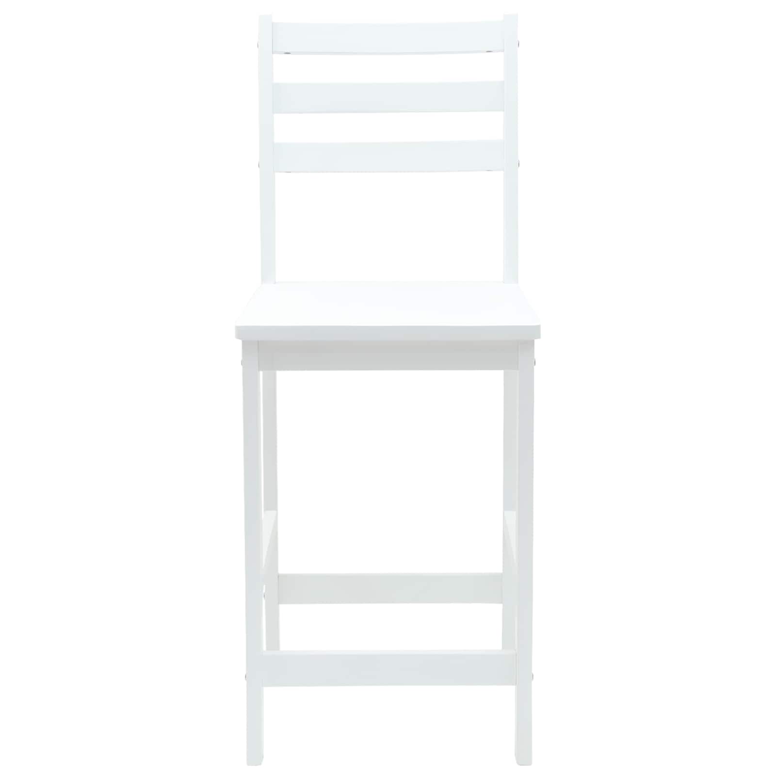 Trpezarijske stolice 2 pcs Bijelo 40 x 47,5 x 99,5 cm