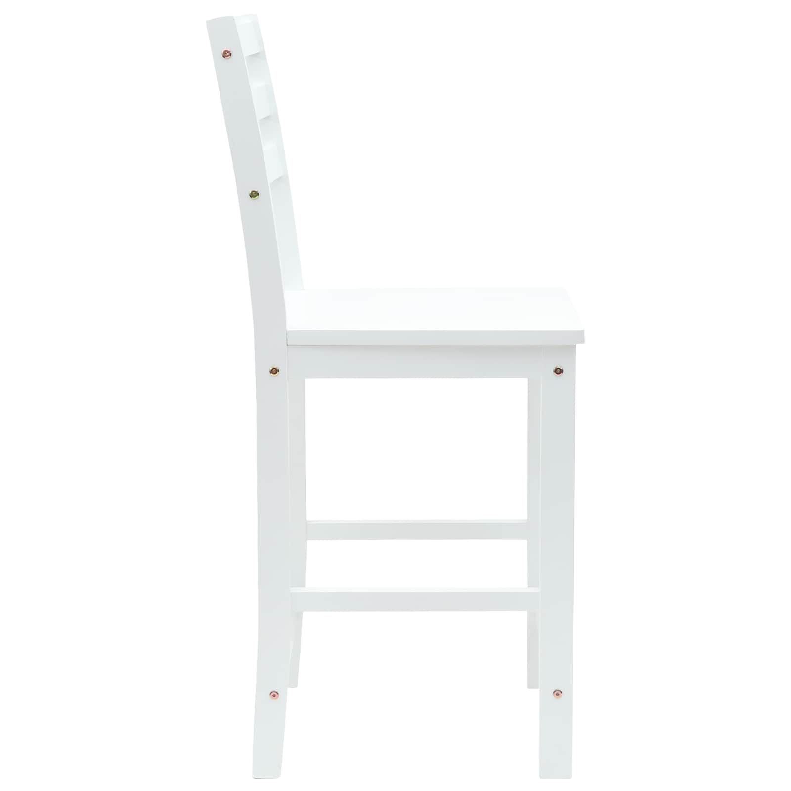 Trpezarijske stolice 2 pcs Bijelo 40 x 47,5 x 99,5 cm
