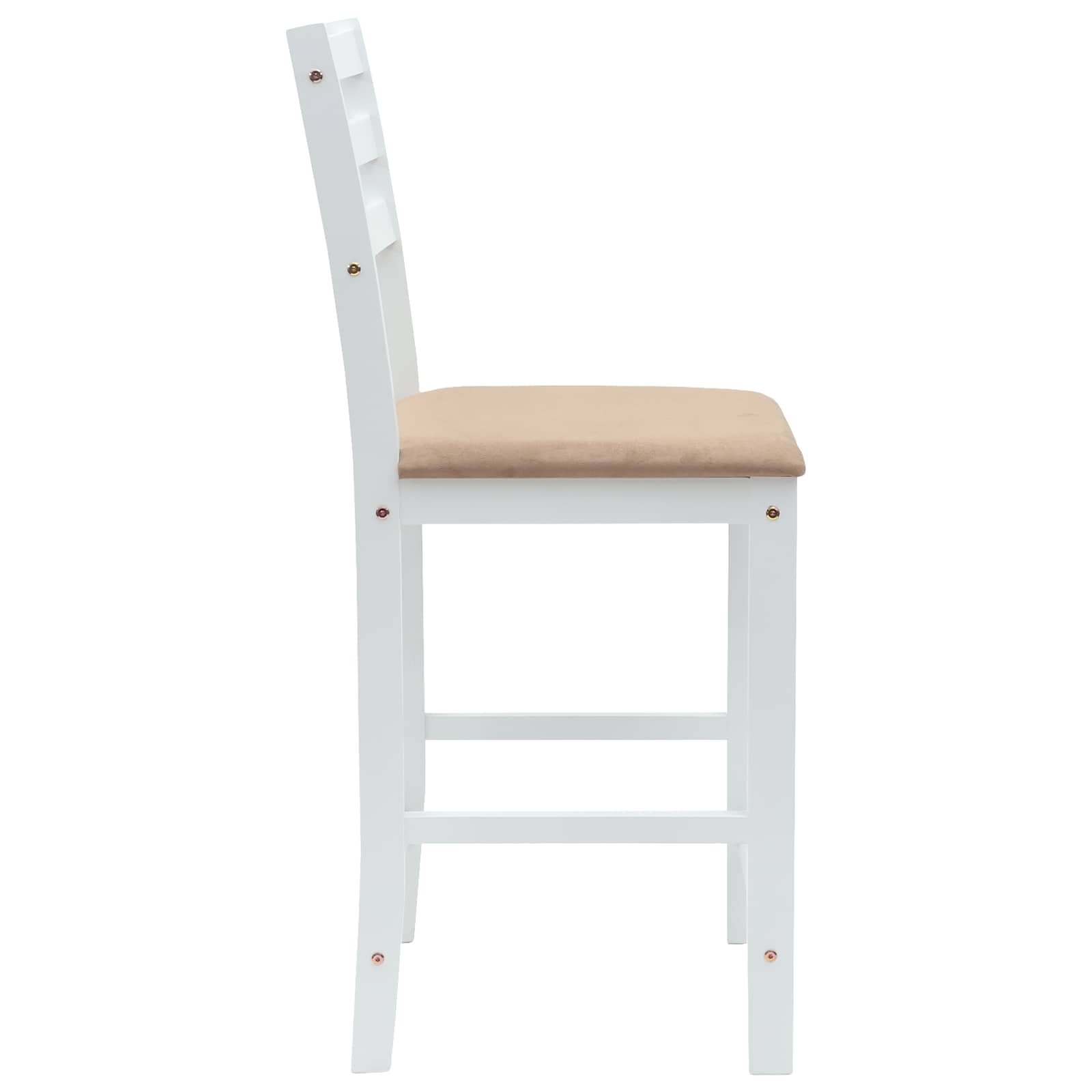 Trpezarijske stolice 2 pcs Bijelo 40 x 47,5 x 99,5 cm