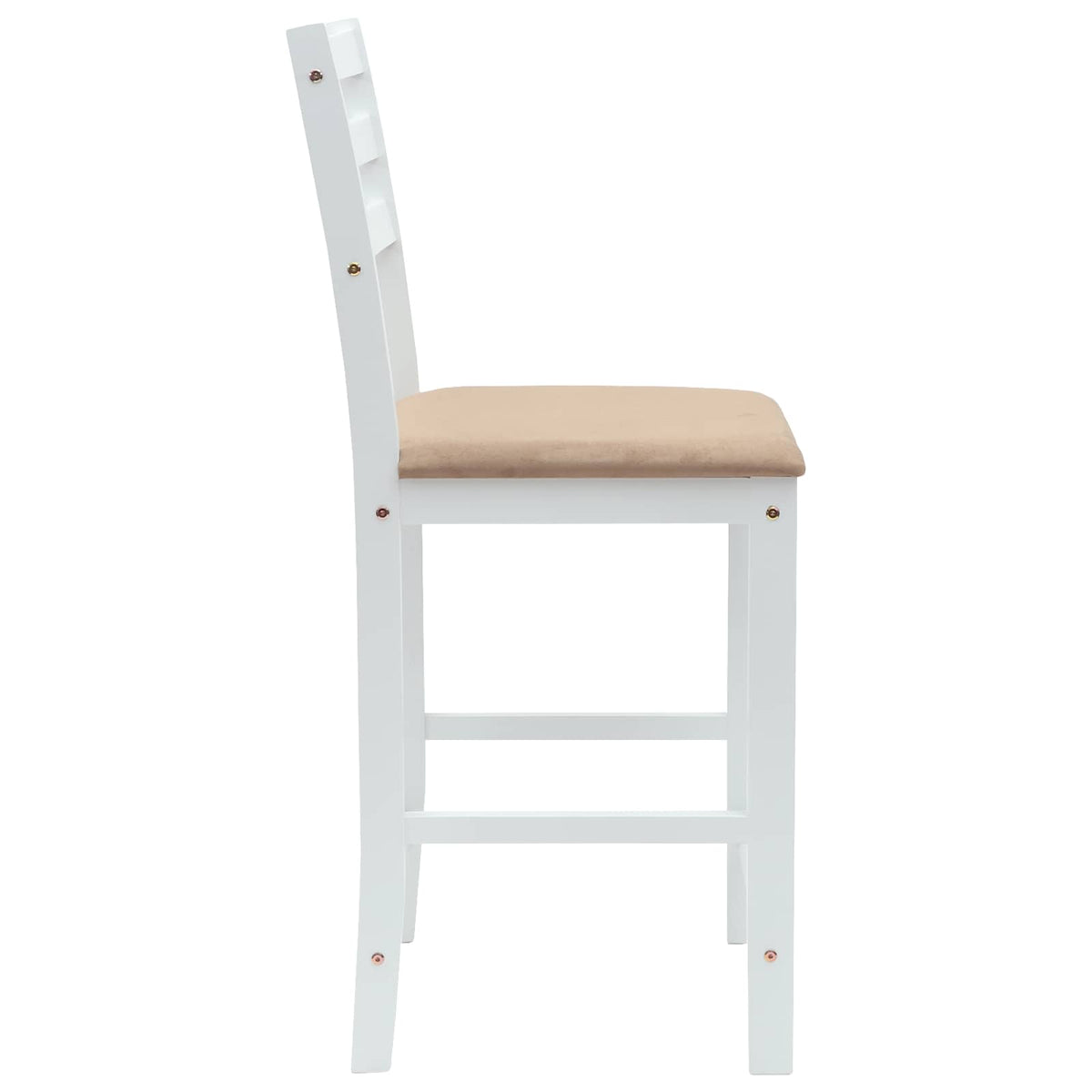 Trpezarijske stolice 2 pcs Bijelo 40 x 47,5 x 99,5 cm