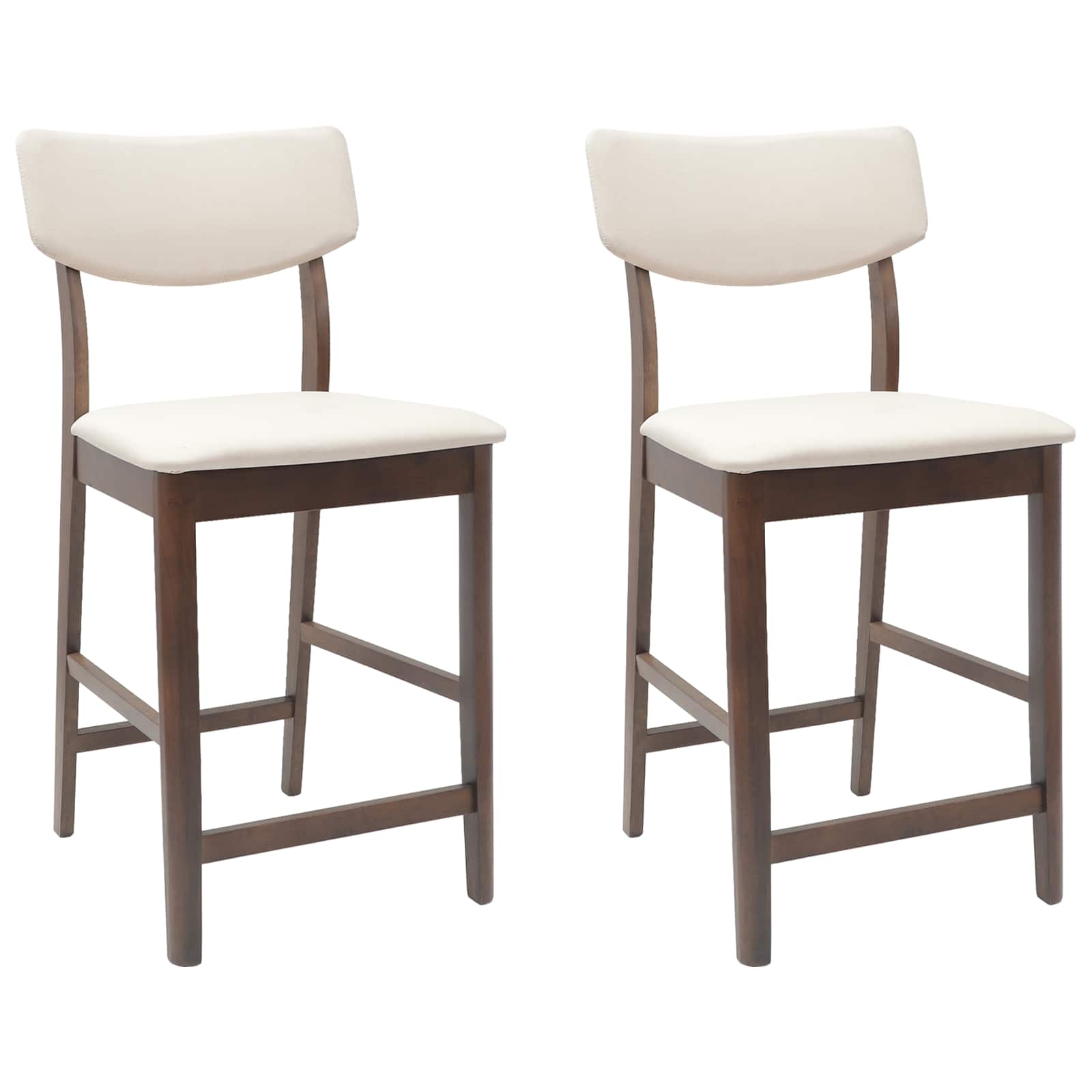 Trpezarijske stolice 2 pcs Svijetlosmeđa 48 x 49 x 95 cm
