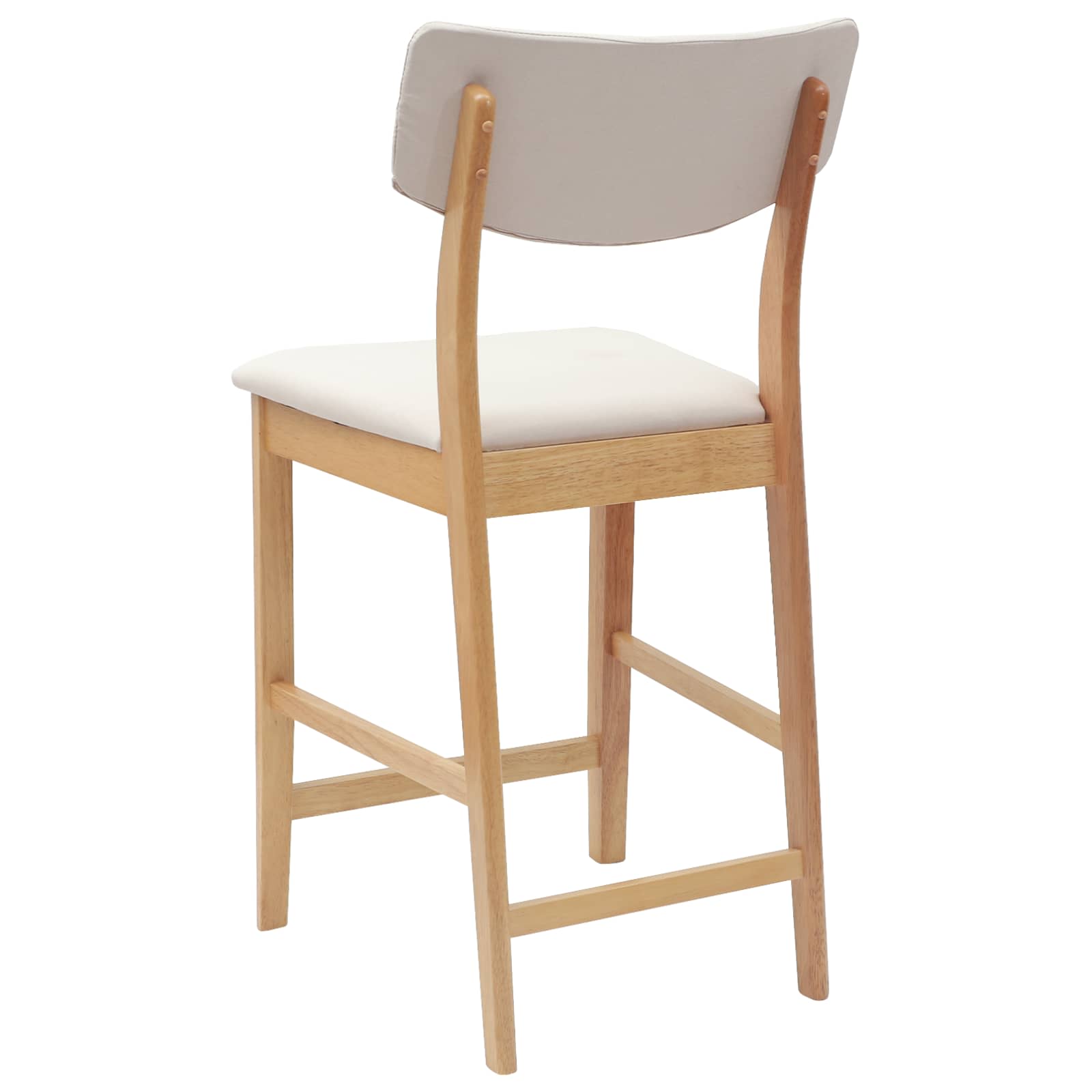 Trpezarijske stolice 2 pcs Prirodna 48 x 49 x 95 cm