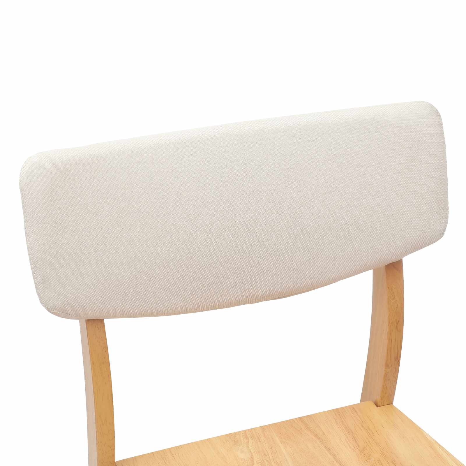 Trpezarijske stolice 2 pcs Prirodna 48 x 49 x 95 cm