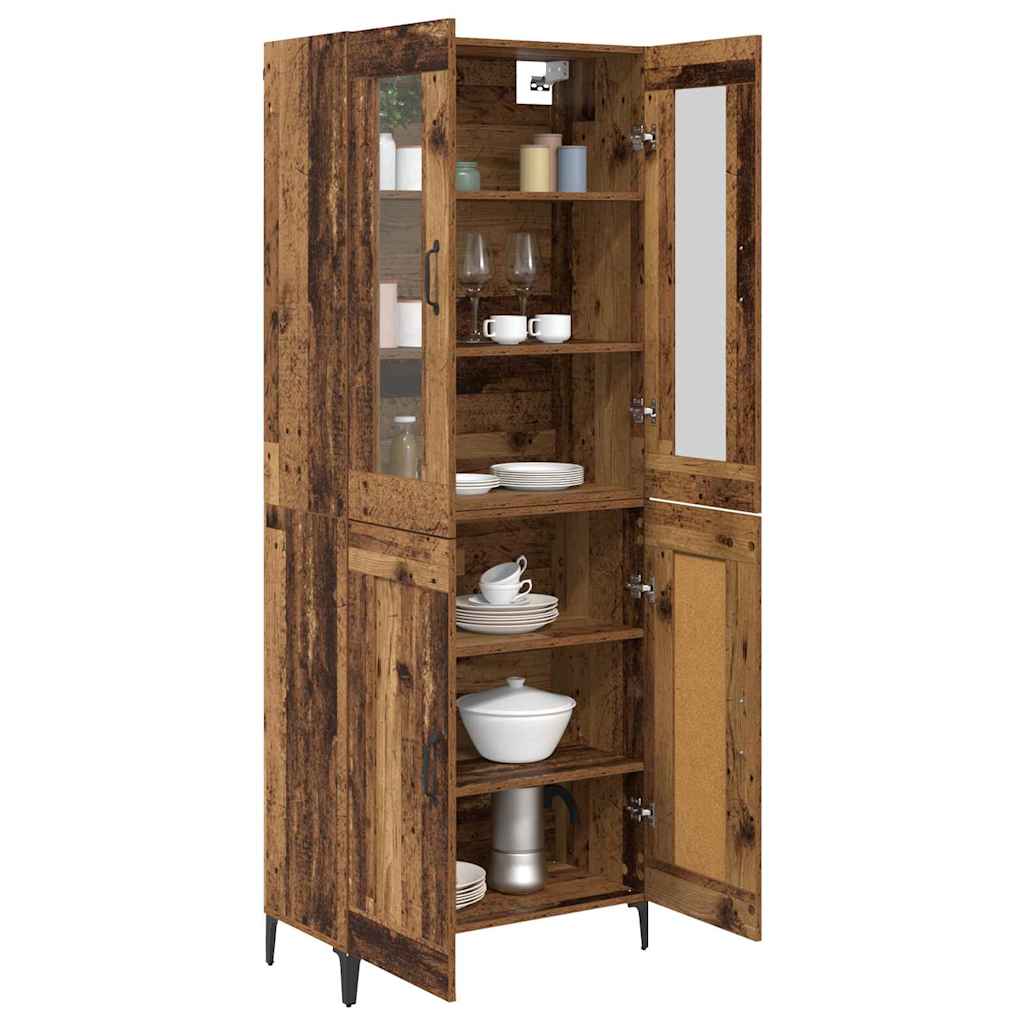 Highboard Staro drvo 69,5 x 34 x 180 cm Konstruirano drvo
