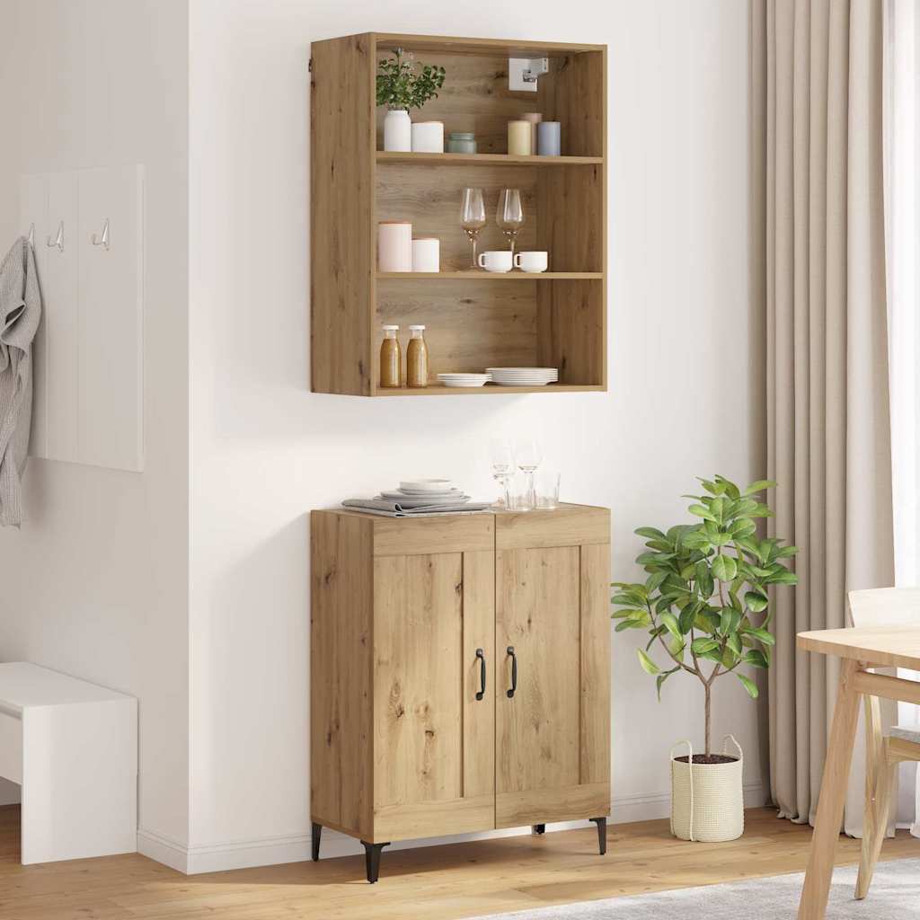 Highboard 2 pcs hrast artisan Konstruirano drvo