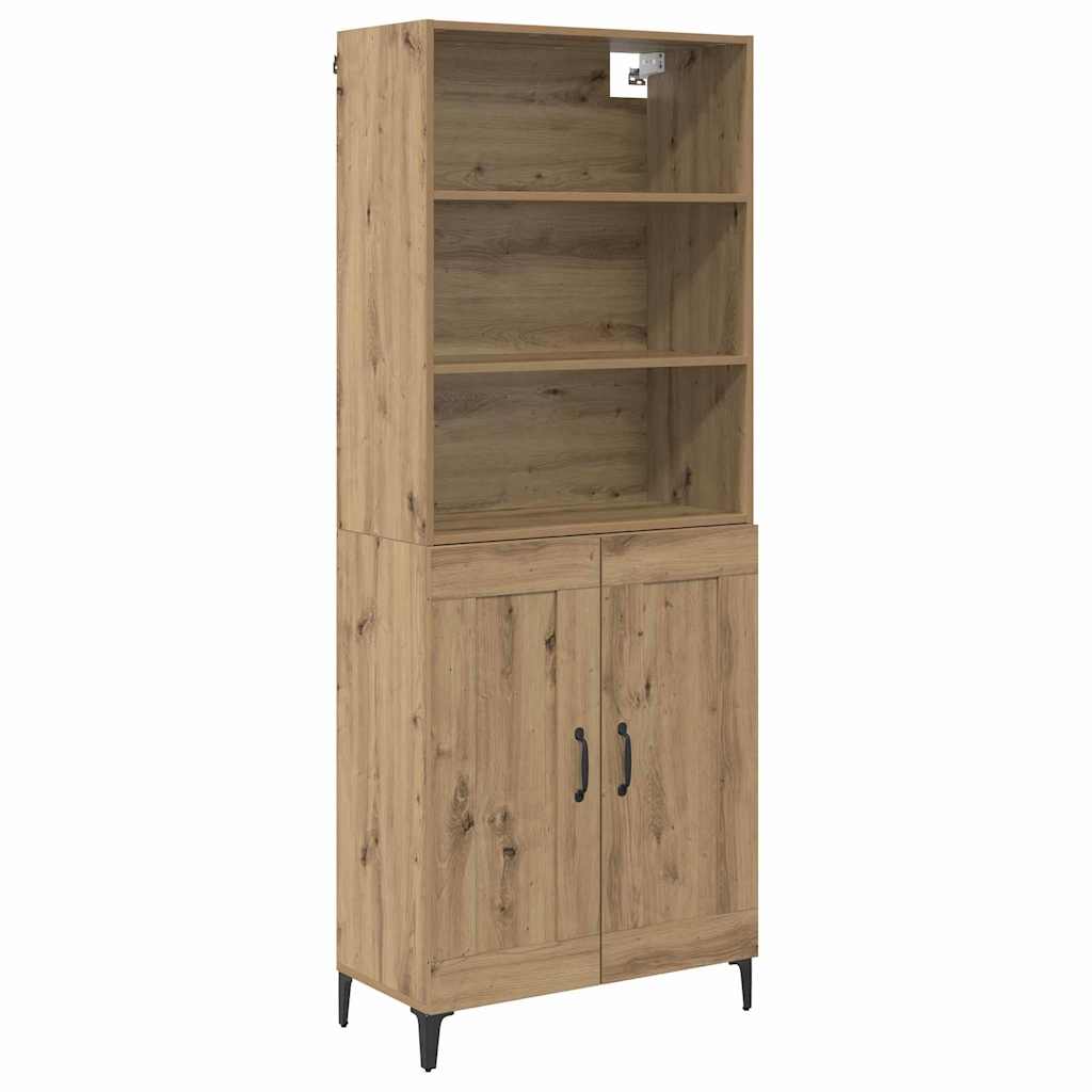 Highboard 2 pcs hrast artisan Konstruirano drvo