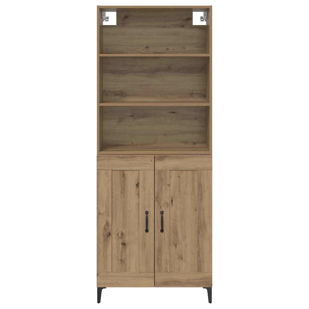 Highboard 2 pcs hrast artisan Konstruirano drvo