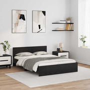 Krevetna konstrukcija Crni hrast 150 x 200 cm Konstruirano drvo