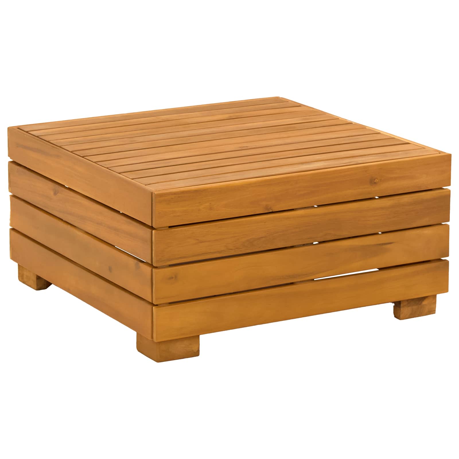 Set vanjskih sofa s jastukom 5 Komad Smeđa Čvrsto drvo akacije