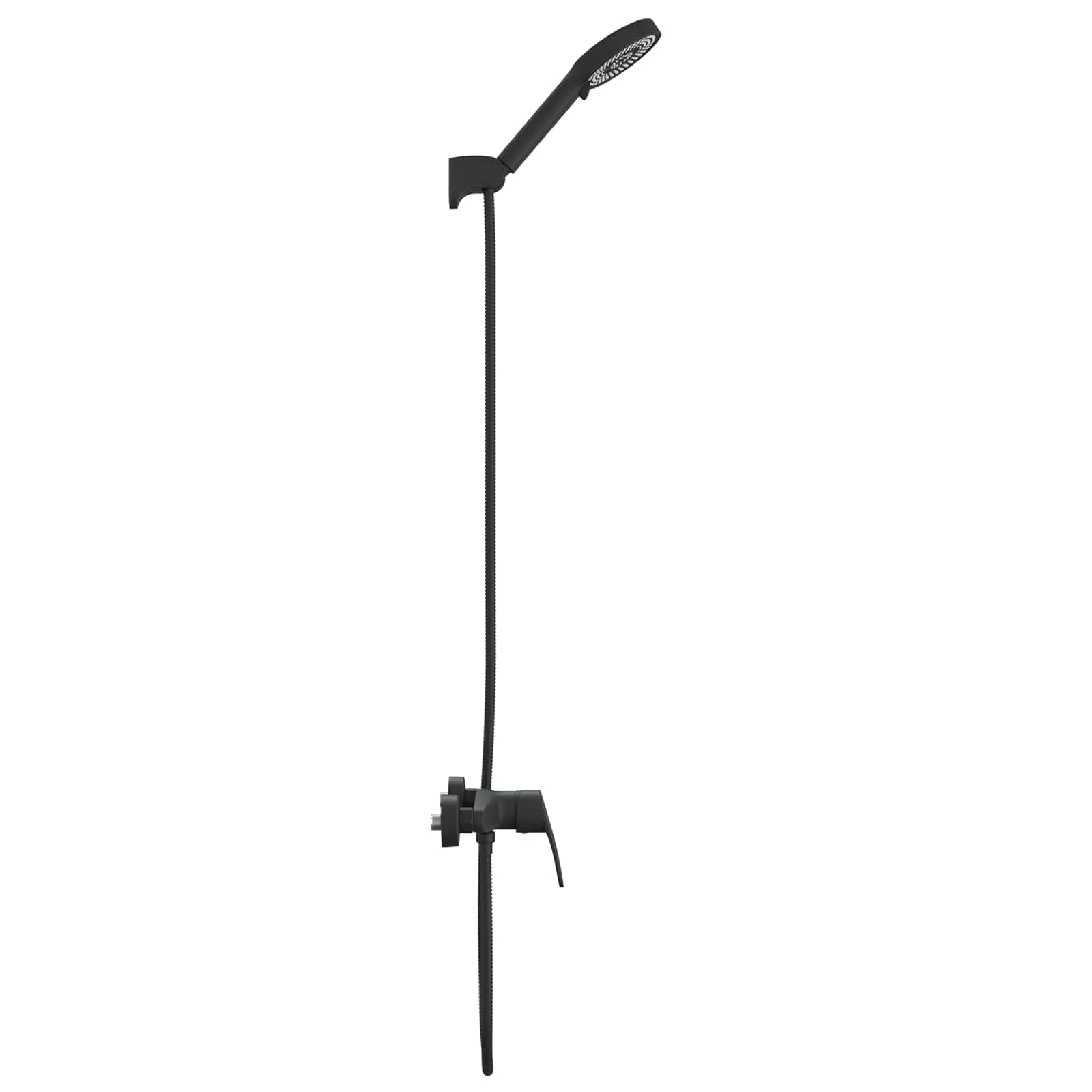 Set glave tuša Crna G 1 / 2 inča