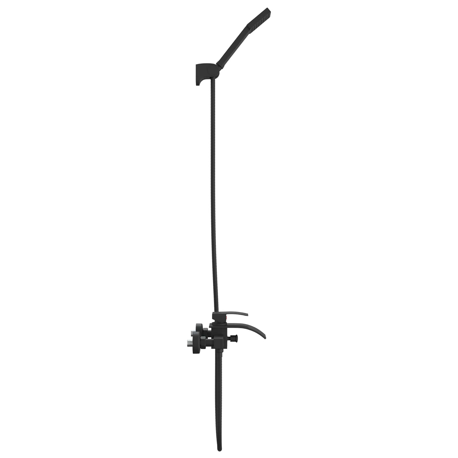 Set glave tuša Crna G 1 / 2 inča