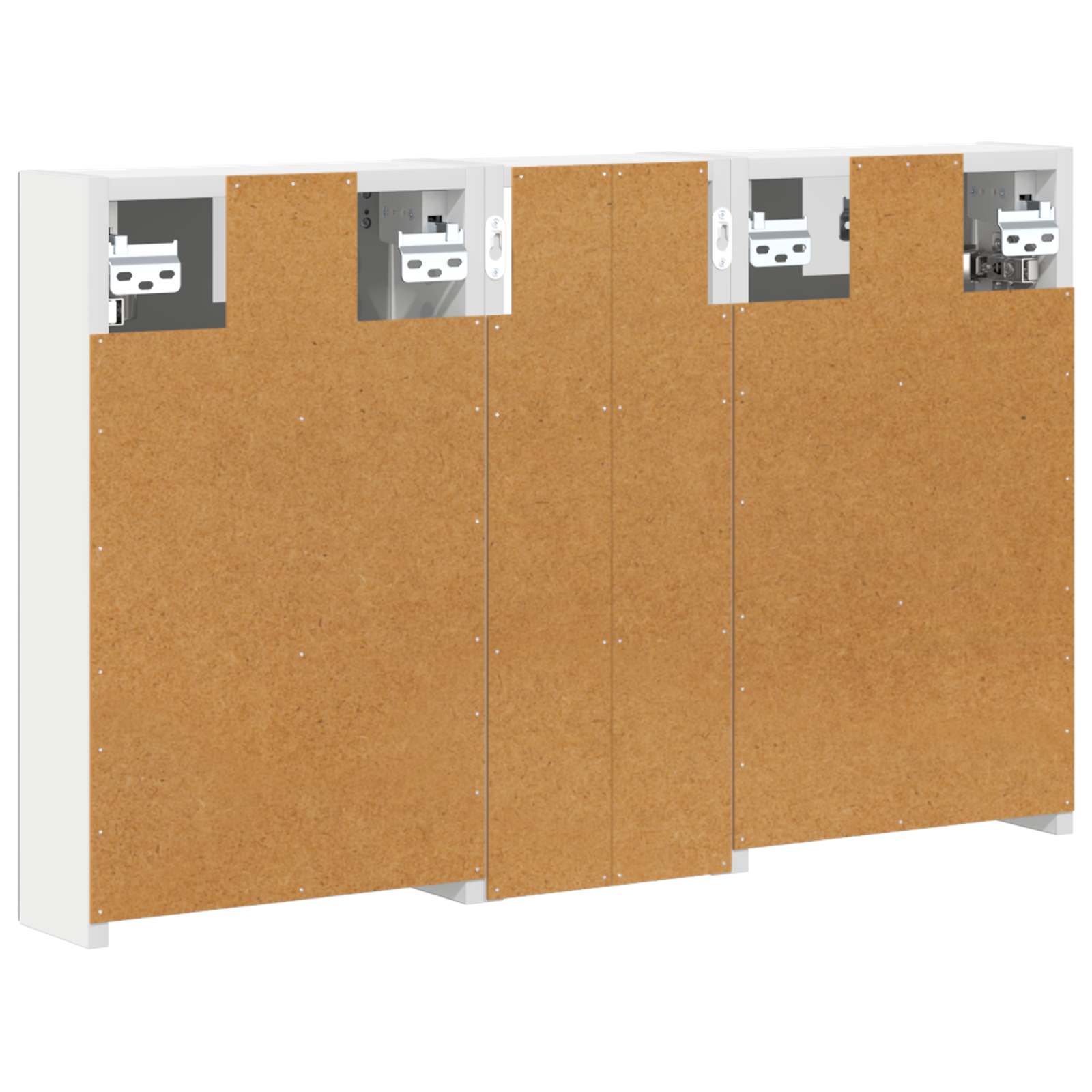 Set ormarića za kupaonicu S LED lampica 3 pcs 80 x 10,5 x 50 cm