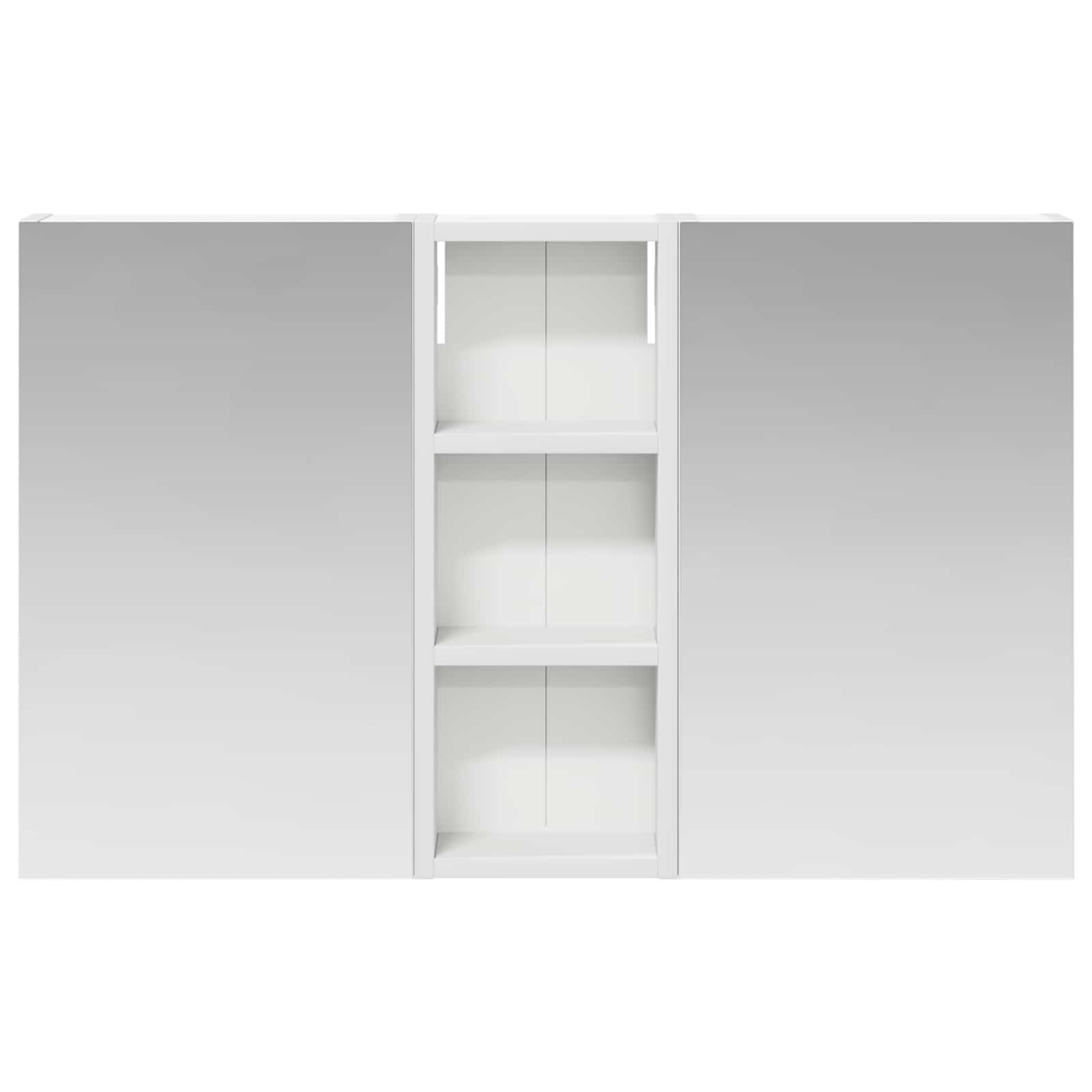 Set ormarića za kupaonicu S LED lampica 3 pcs 80 x 10,5 x 50 cm