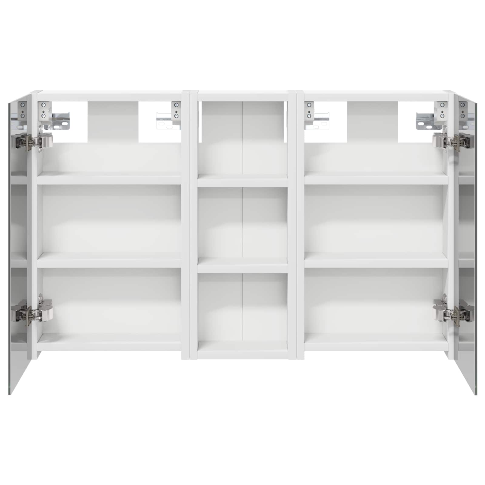 Set ormarića za kupaonicu S LED lampica 3 pcs 80 x 10,5 x 50 cm