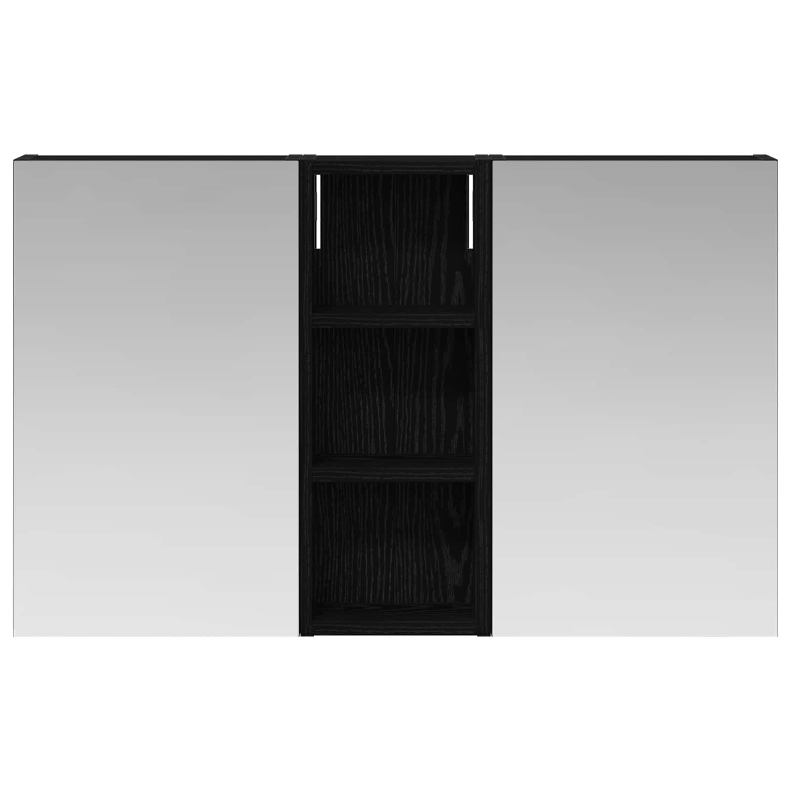 Set ormarića za kupaonicu S LED lampica 3 pcs 80 x 10,5 x 50 cm