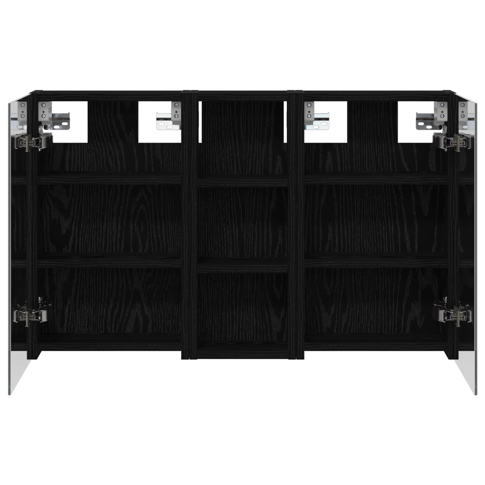 Set ormarića za kupaonicu S LED lampica 3 pcs 80 x 10,5 x 50 cm