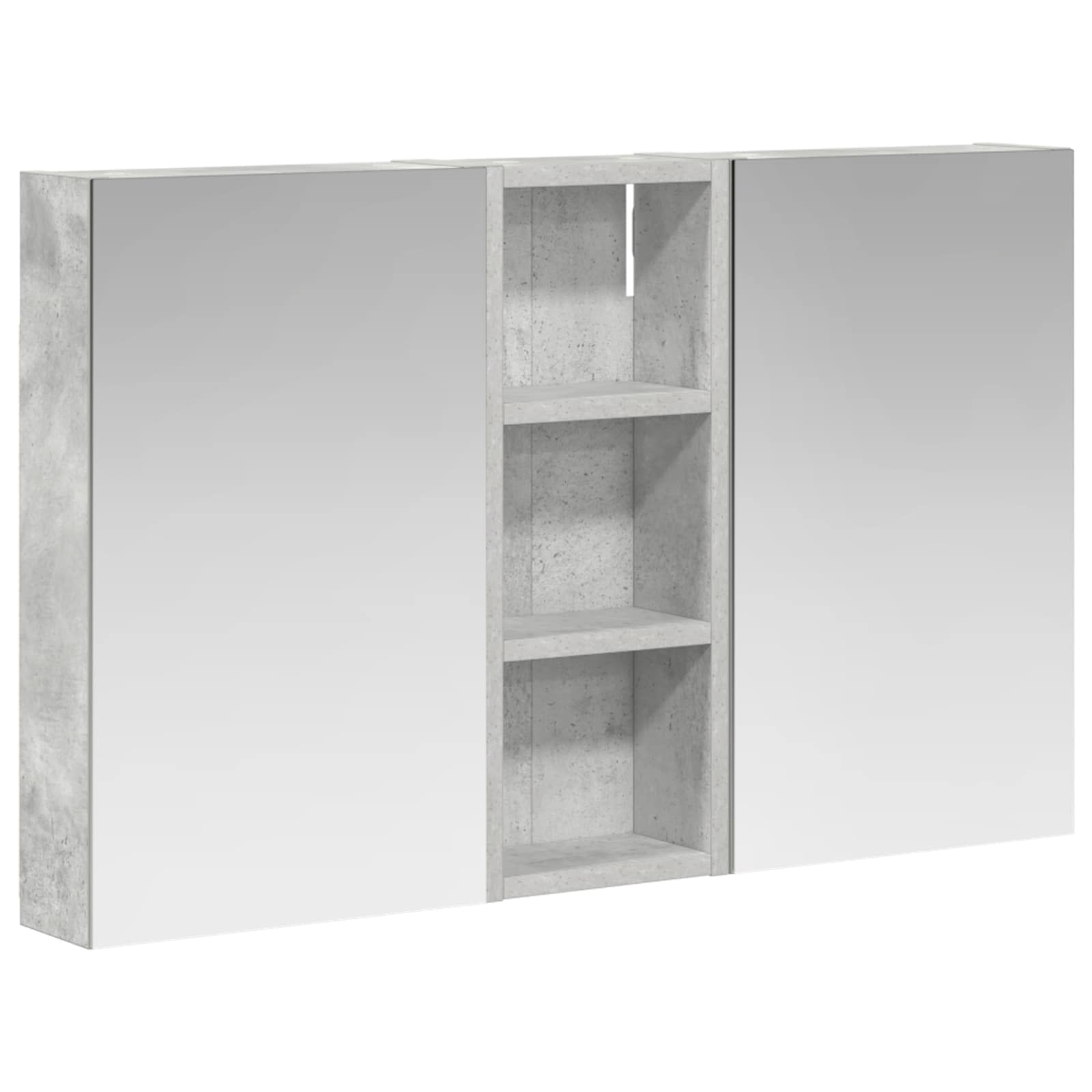 Set ormarića za kupaonicu S LED lampica 3 pcs 80 x 10,5 x 50 cm