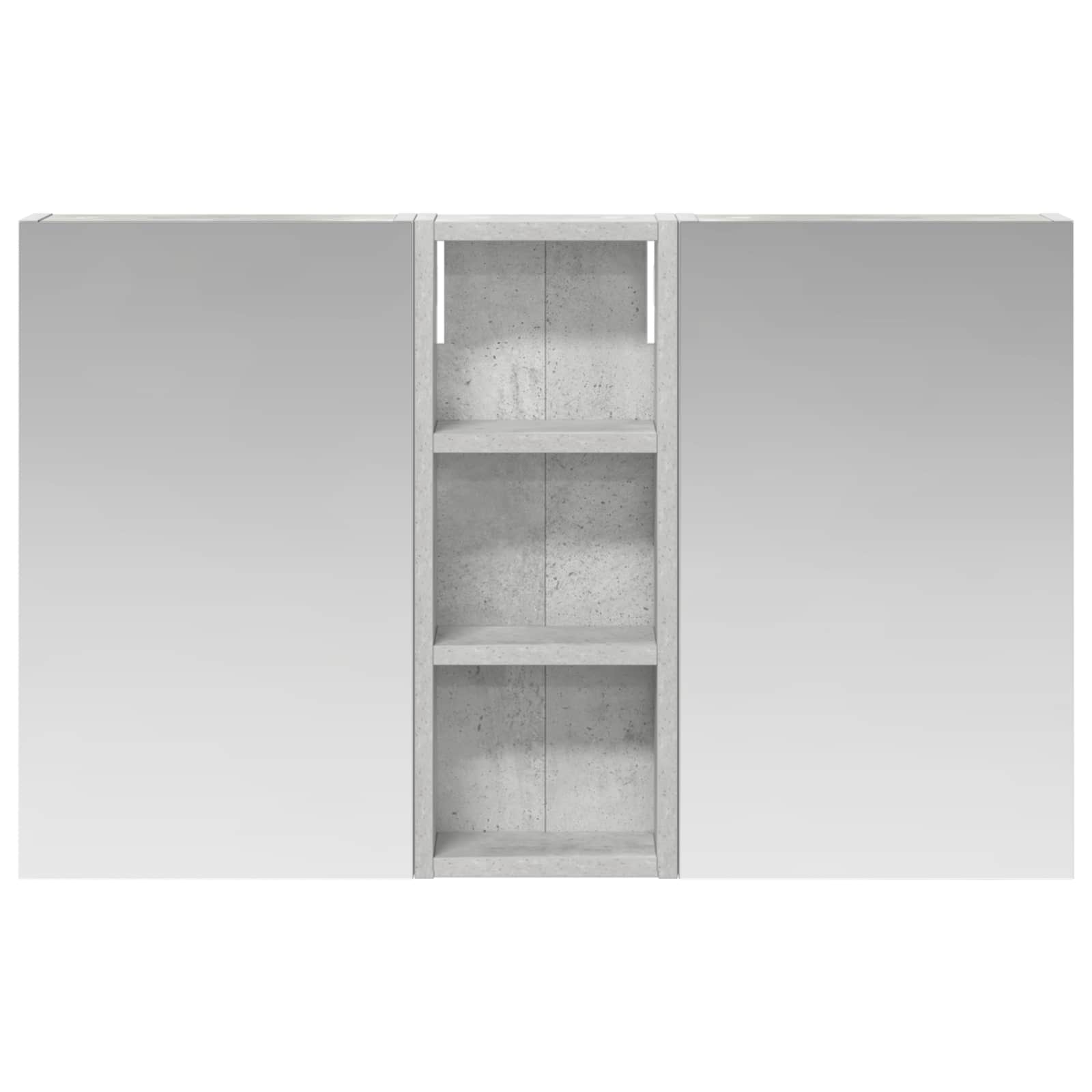 Set ormarića za kupaonicu S LED lampica 3 pcs 80 x 10,5 x 50 cm