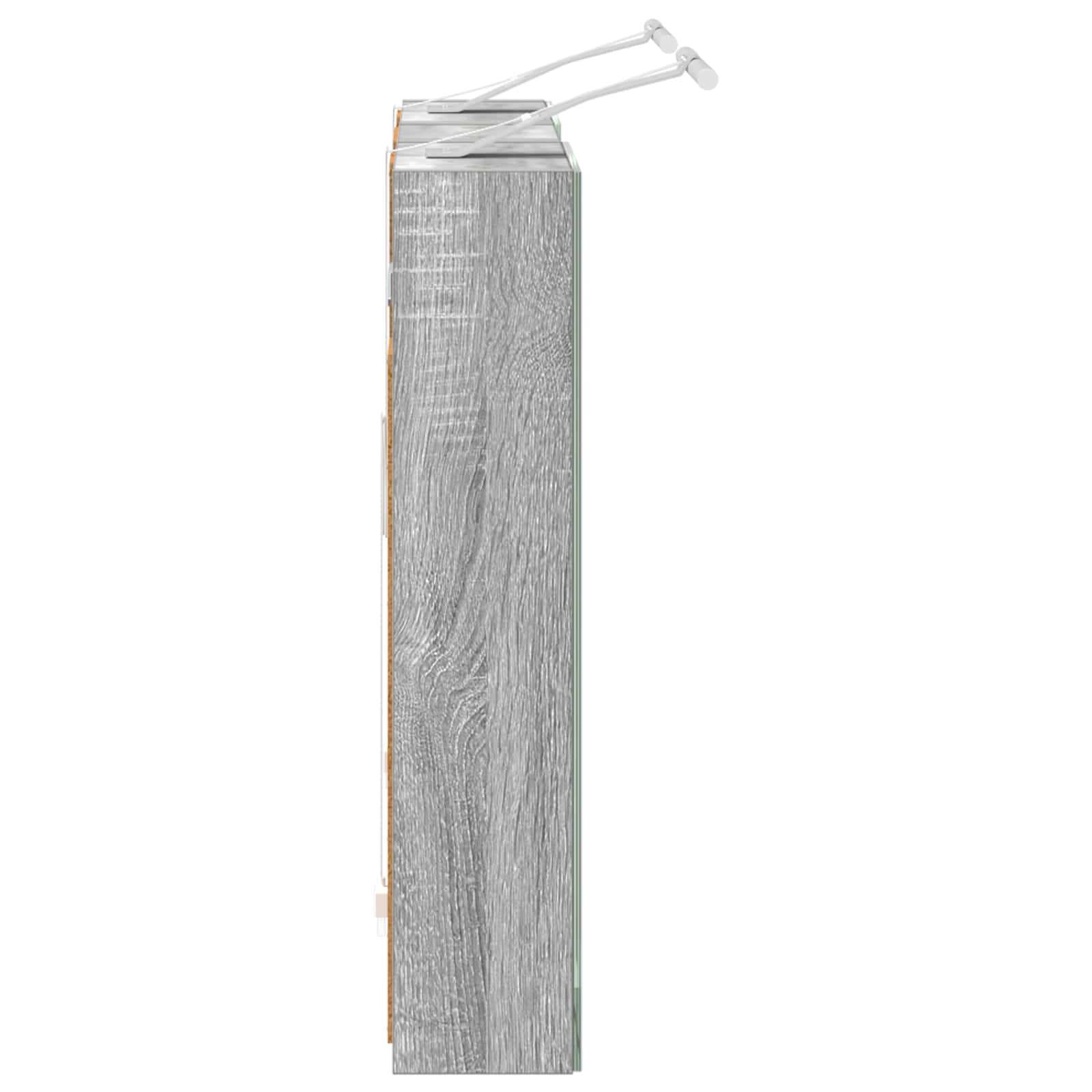 Set ormarića za kupaonicu S LED lampica 3 pcs 80 x 10,5 x 50 cm