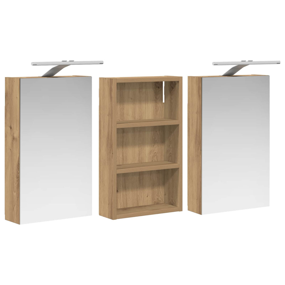 Set ormarića za kupaonicu 3 kom. 90 x 10,5 x 50 cm