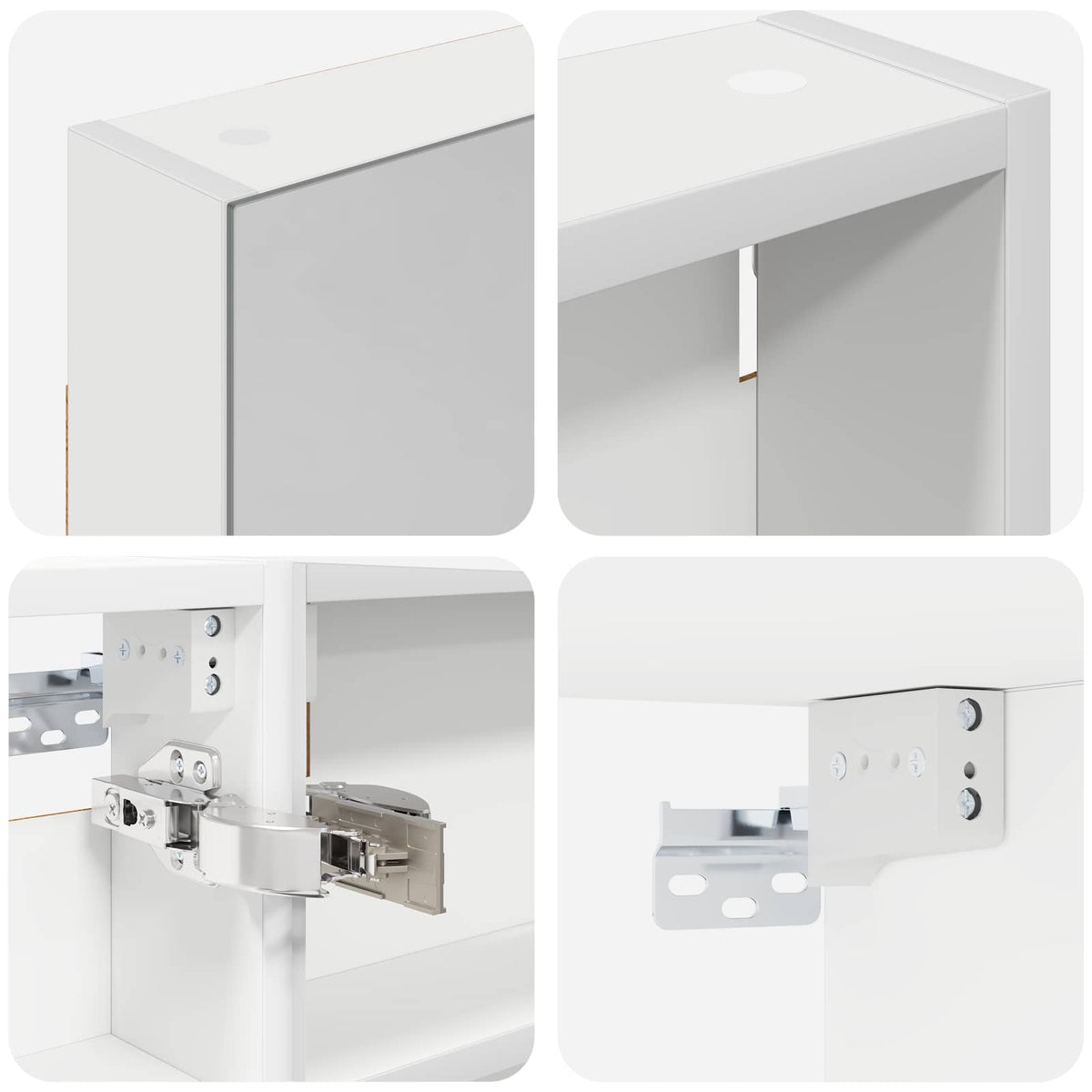 Set ormarića za kupaonicu 3 kom. 100 x 10,5 x 60,5 cm