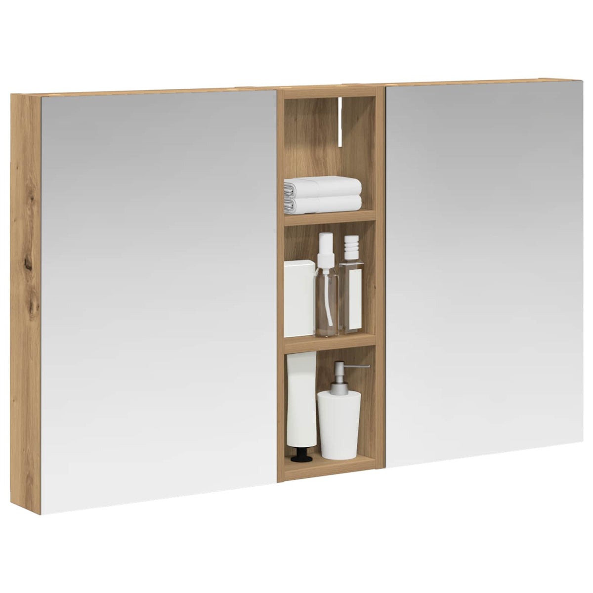 Set ormarića za kupaonicu 3 kom. 100 x 10,5 x 60,5 cm