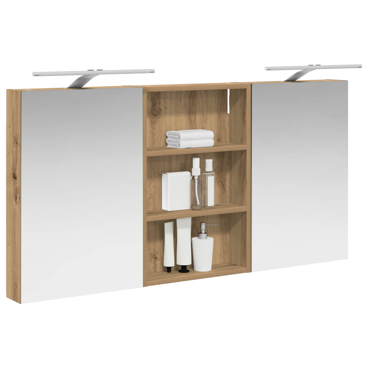 Set ormarića za kupaonicu 3 kom. 120 x 10,5 x 60,5 cm