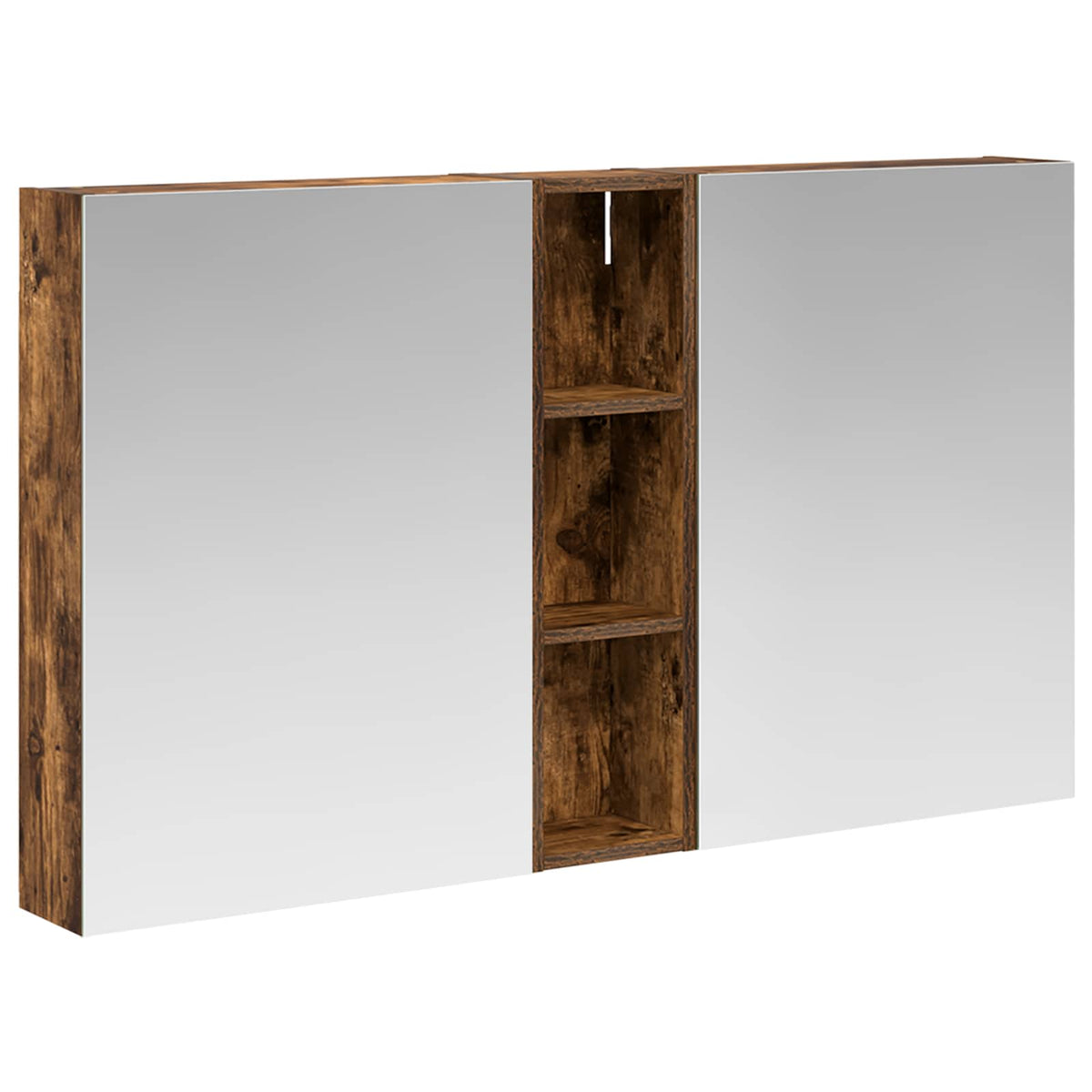 Set ormarića za kupaonicu s policom 3 pcs 120 x 14,5 x 70 cm