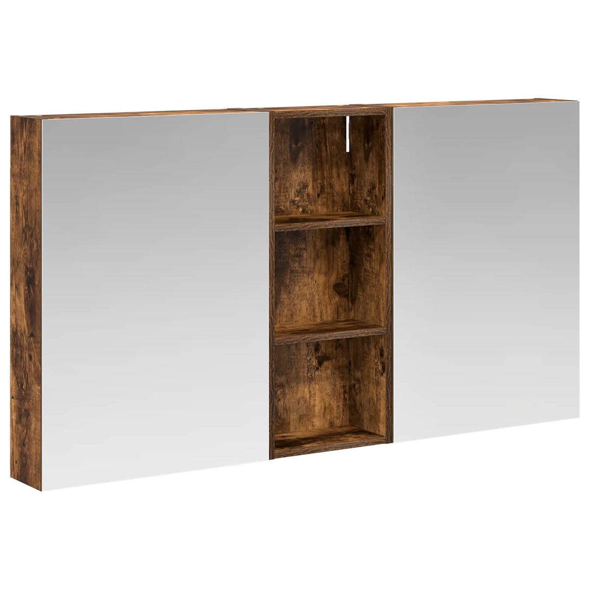 Set ormarića za kupaonicu s policom 3 pcs 130 x 14,5 x 70 cm