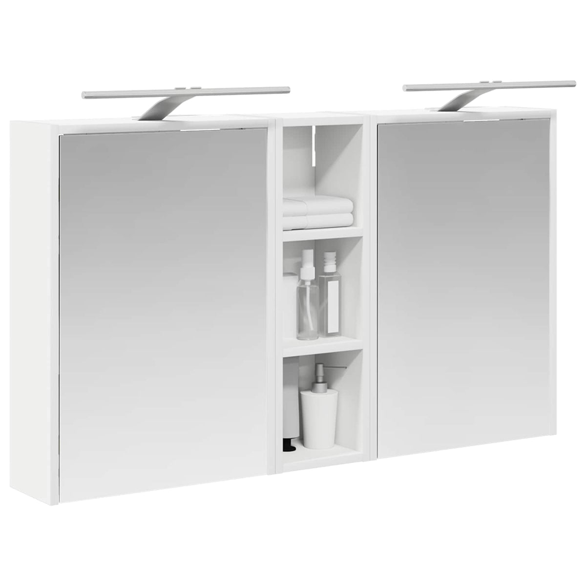 Set ormarića za kupaonicu 3 pcs 106 x 16 x 62,5 cm