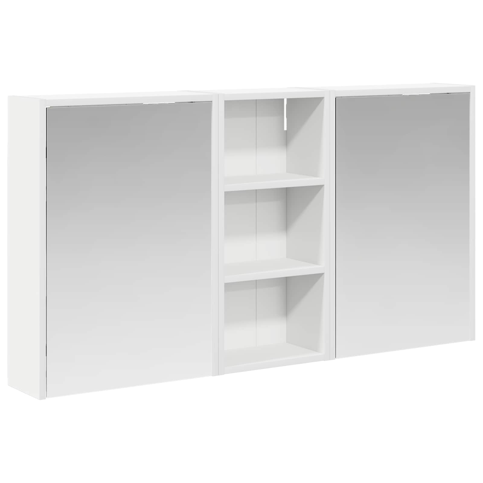 Set ormarića za kupaonicu 3 pcs 116 x 16 x 62,5 cm