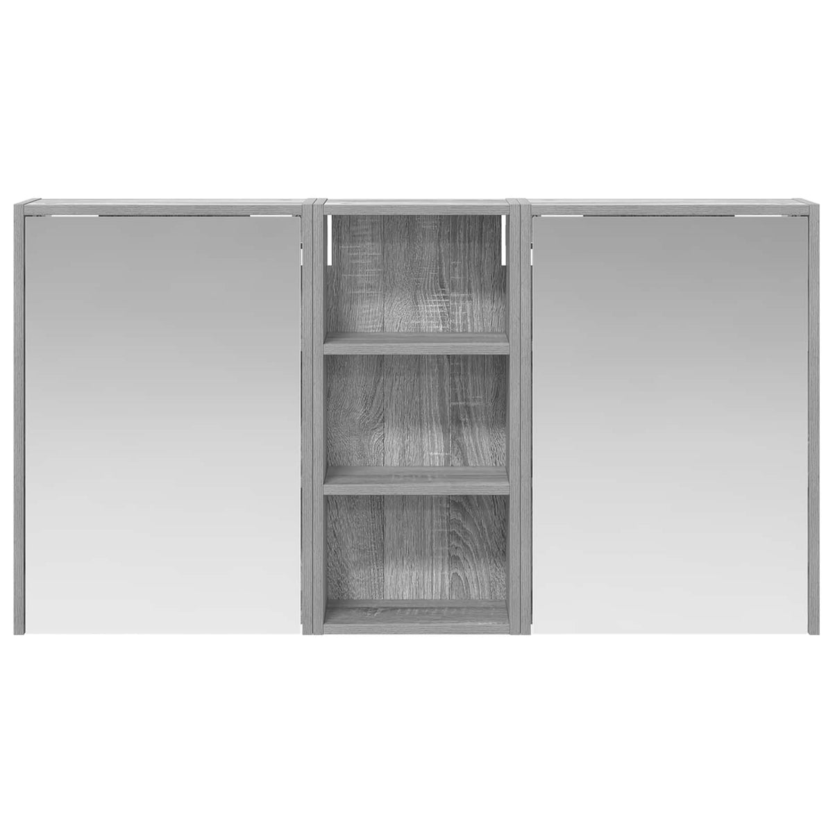 Set ormarića za kupaonicu 3 pcs 116 x 16 x 62,5 cm