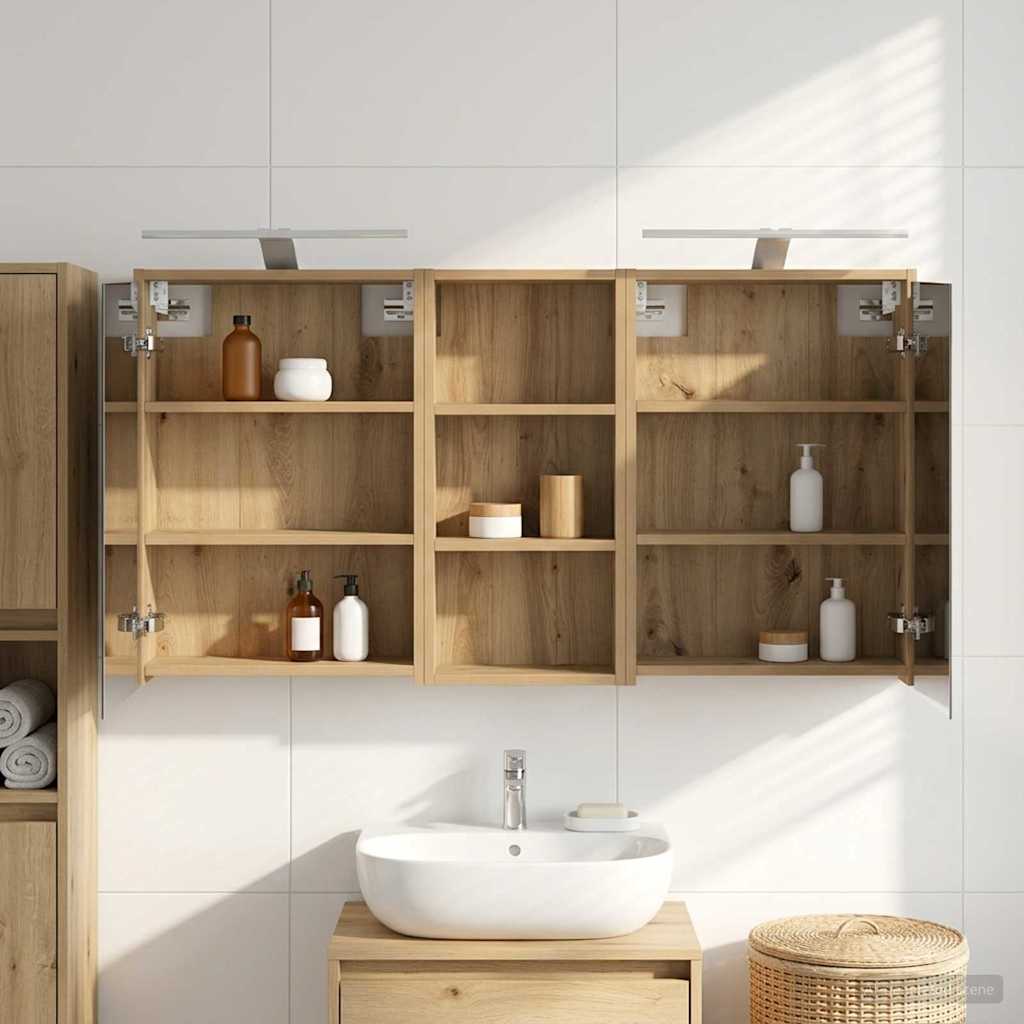 Set ormarića za kupaonicu 3 kom. 116 x 16 x 62,5 cm