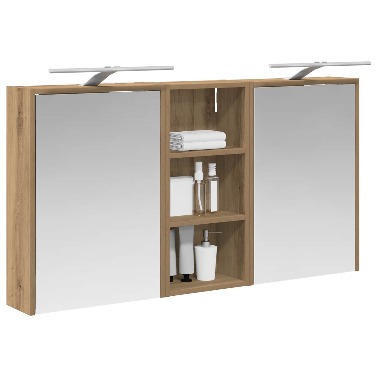 Set ormarića za kupaonicu 3 kom. 116 x 16 x 62,5 cm